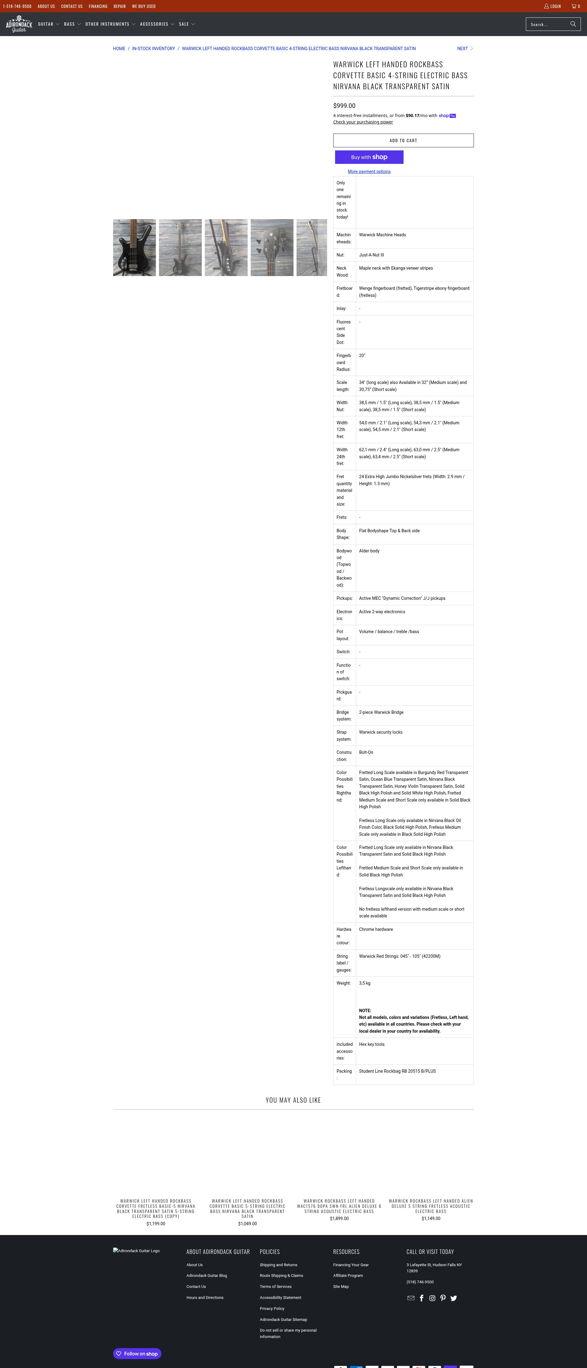 Screenshot of adkguitar.myshopify.com