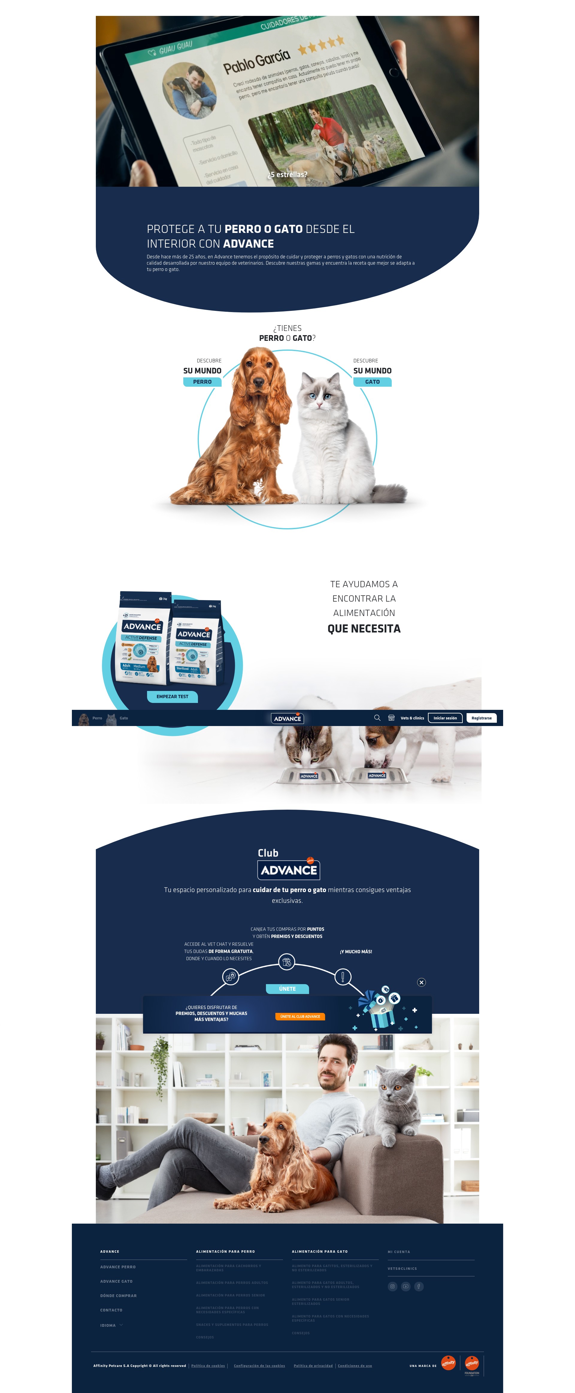 Screenshot of advance-affinity.com