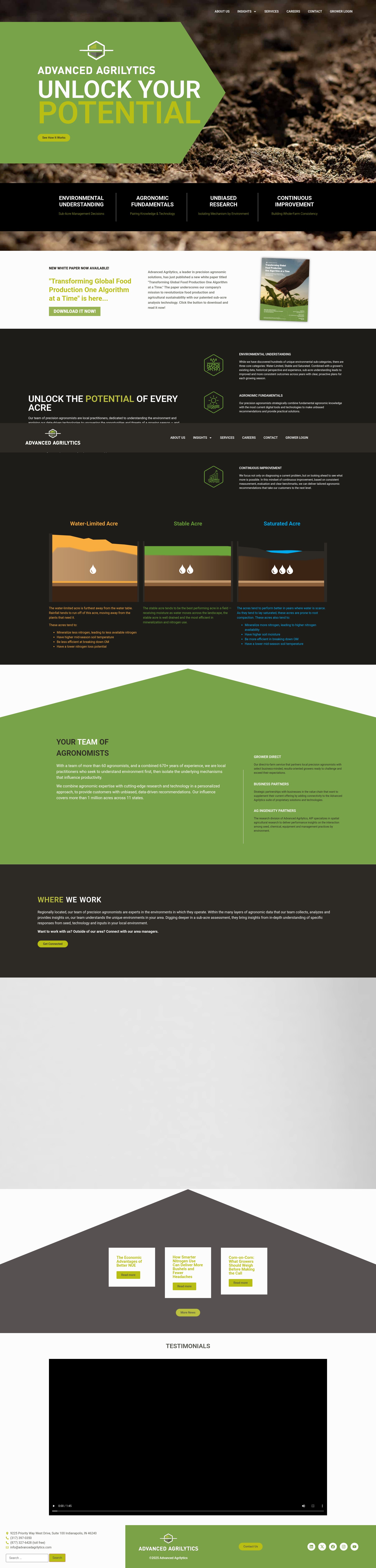 Screenshot of advancedagrilytics.com