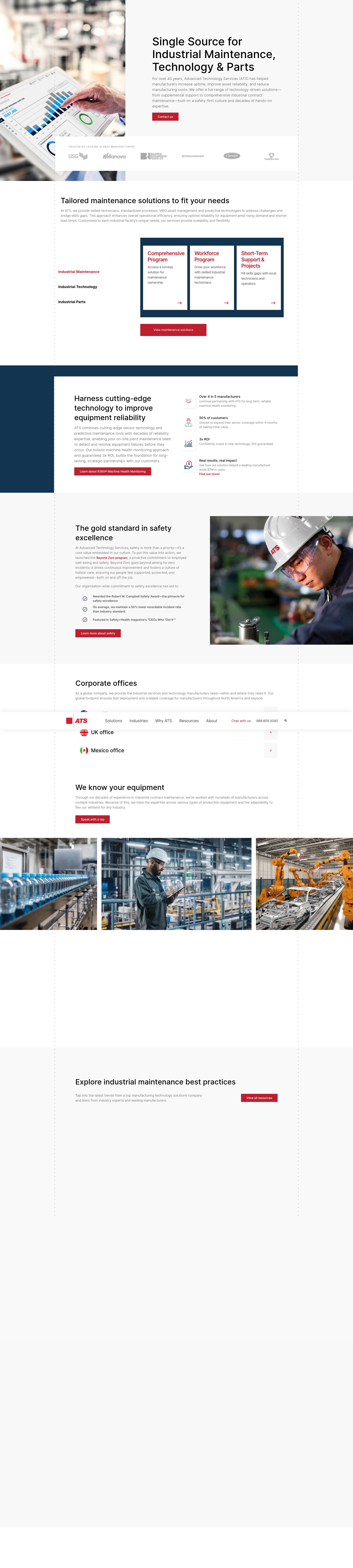 Screenshot of advancedtech.com