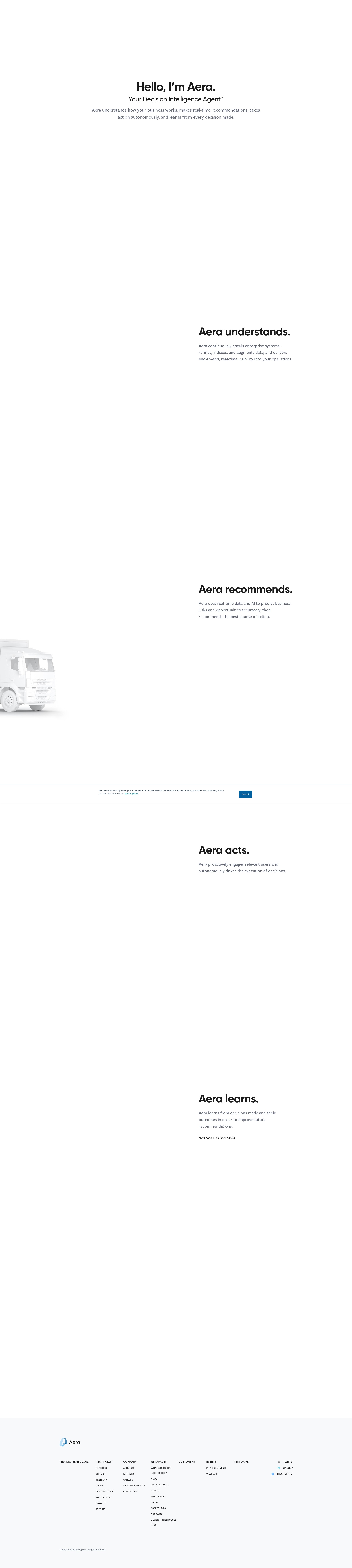 Screenshot of aeratechnology.com