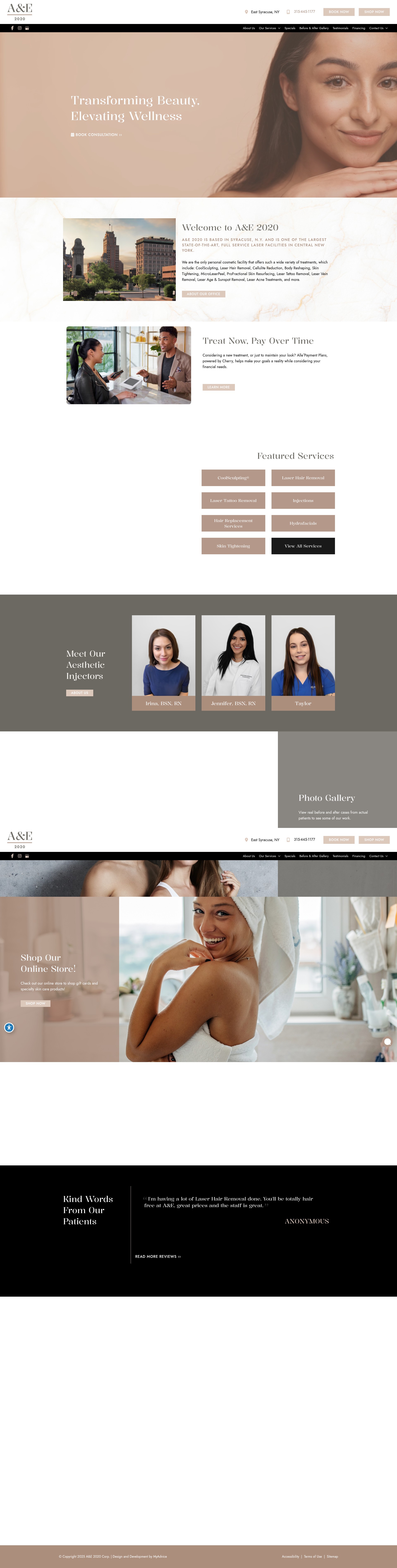 Screenshot of aesyracuse.com