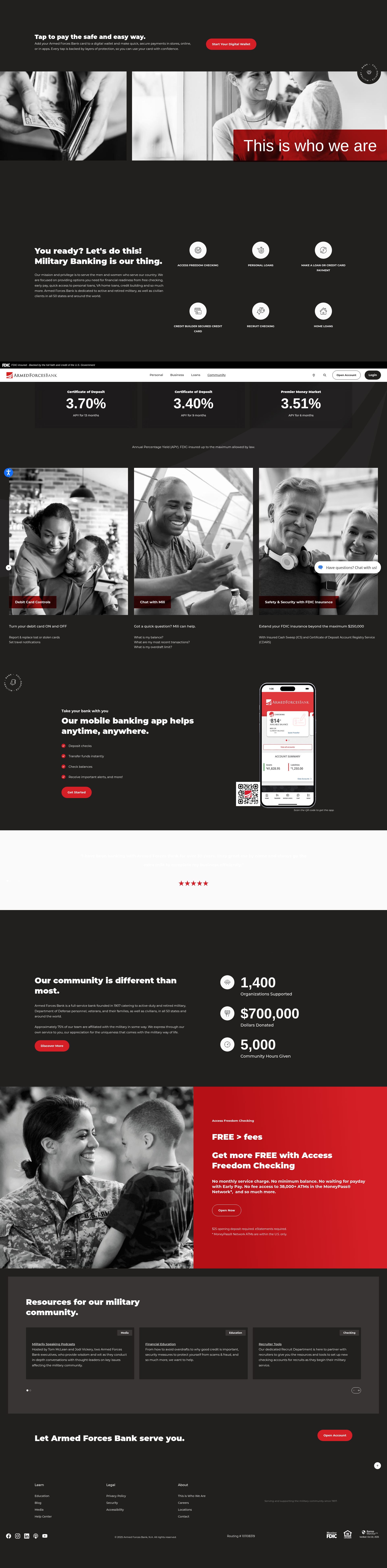 Screenshot of afbank.com