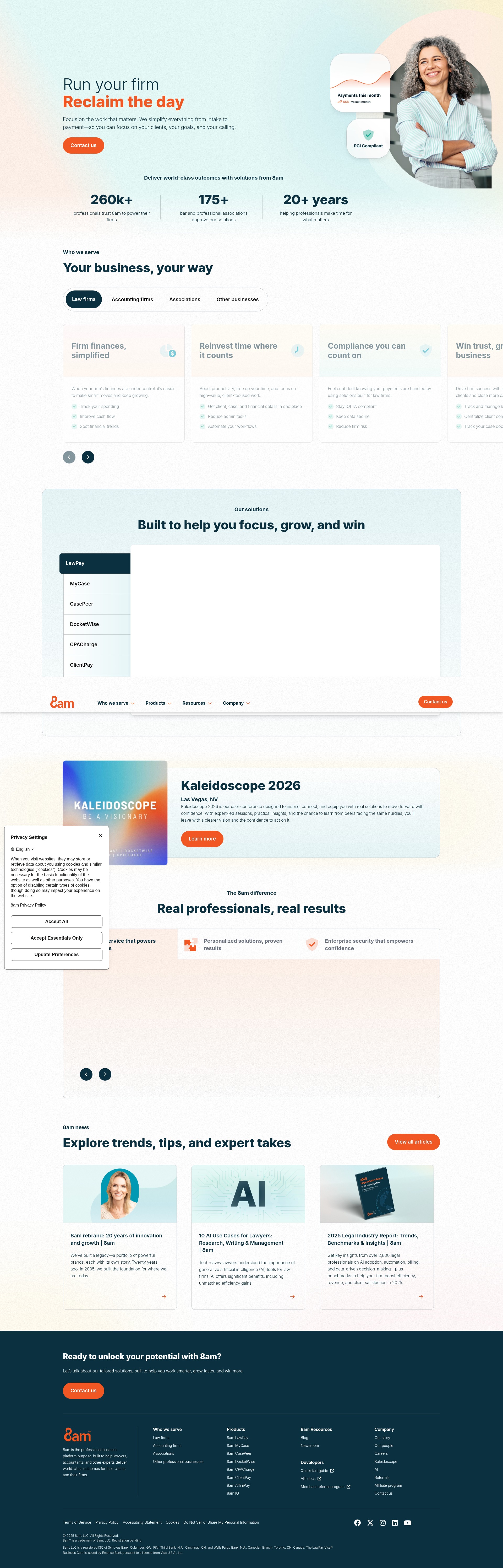 Screenshot of affinipay.com