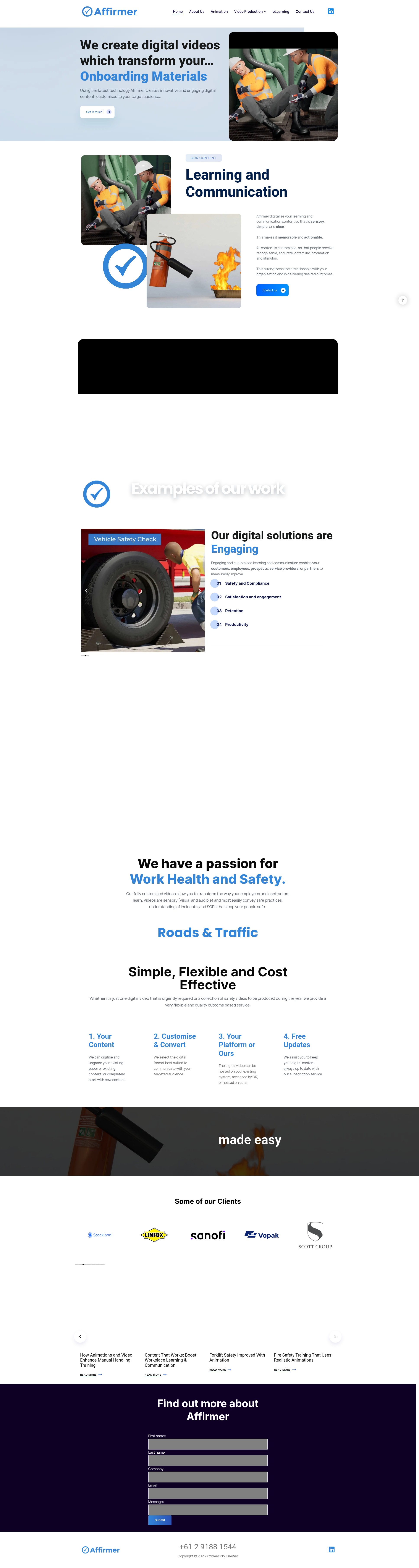 Screenshot of affirmer.com.au