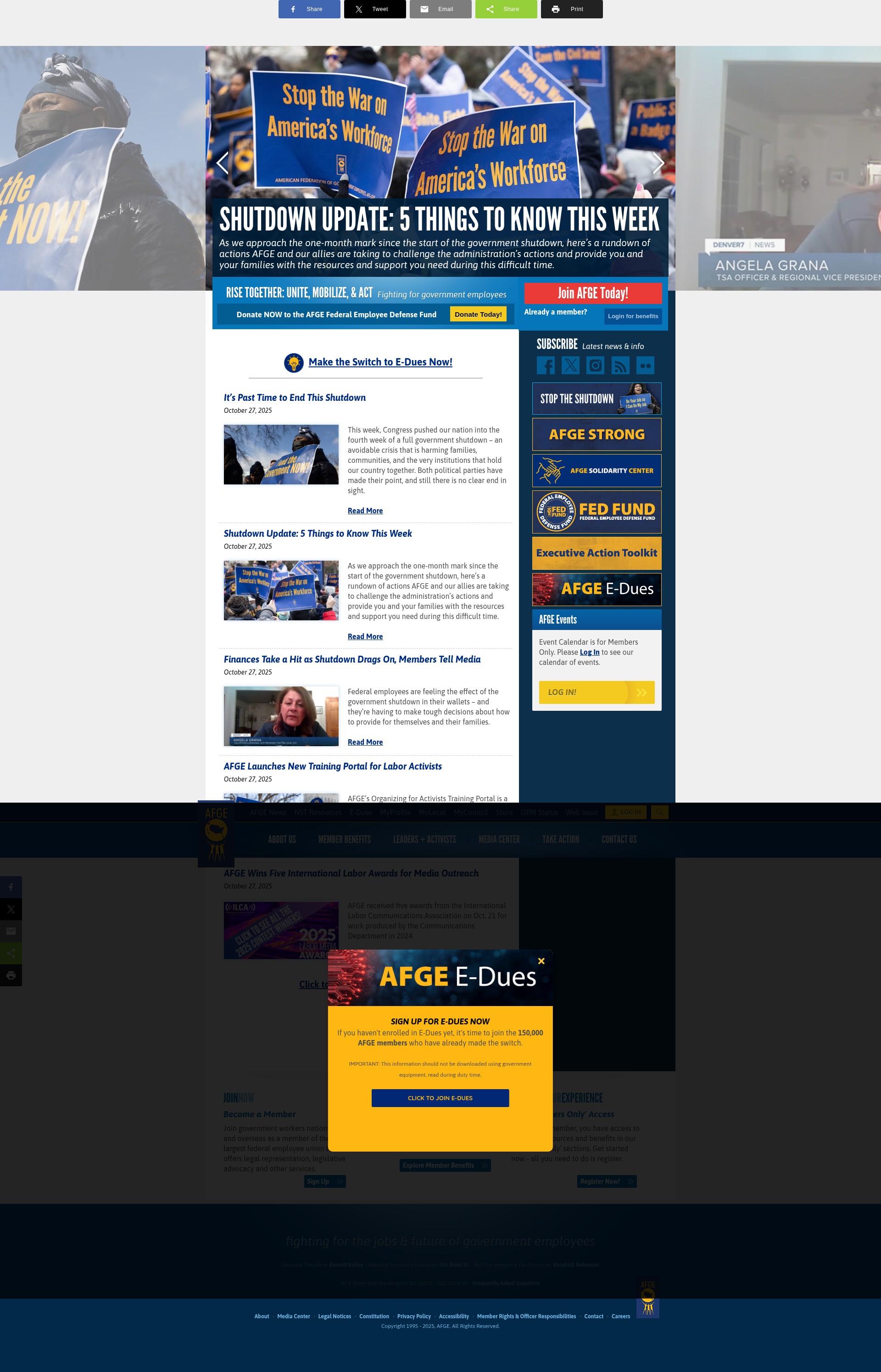 Screenshot of afge.org