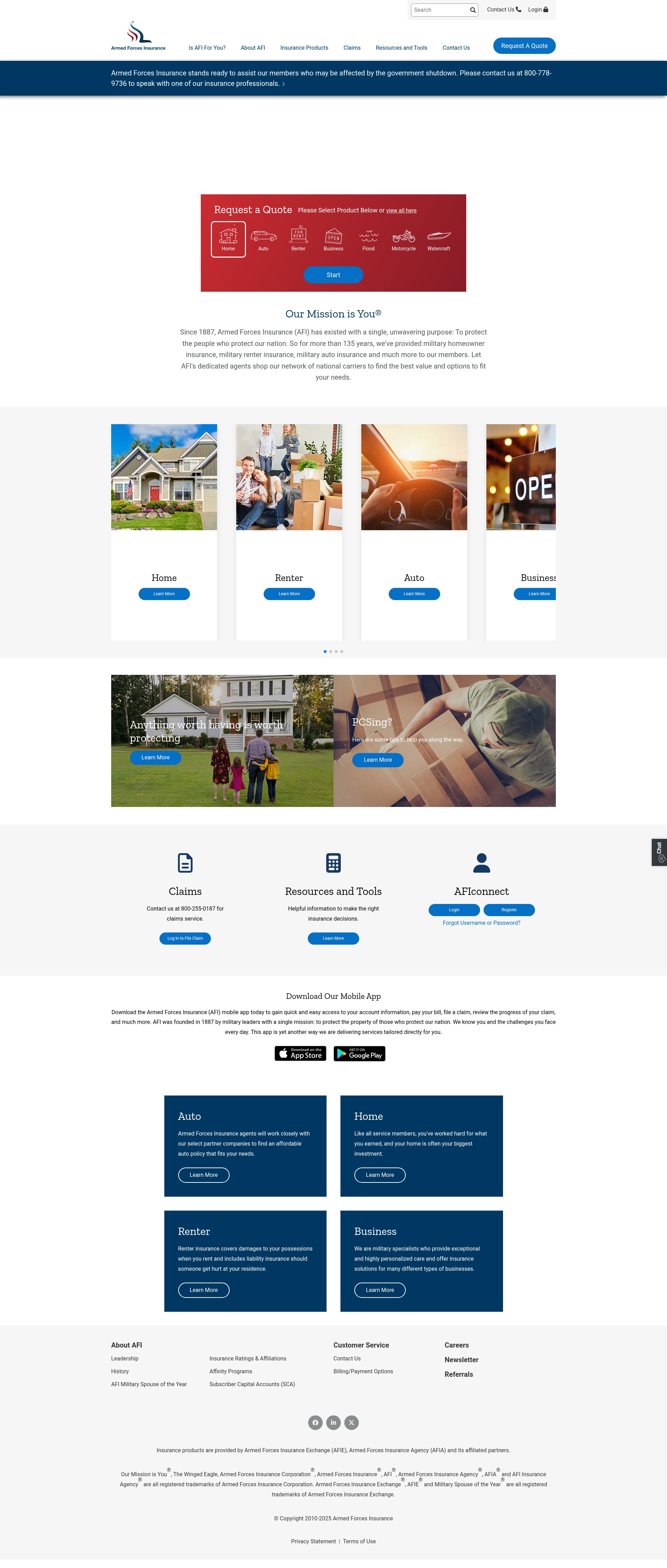 Screenshot of afi.org