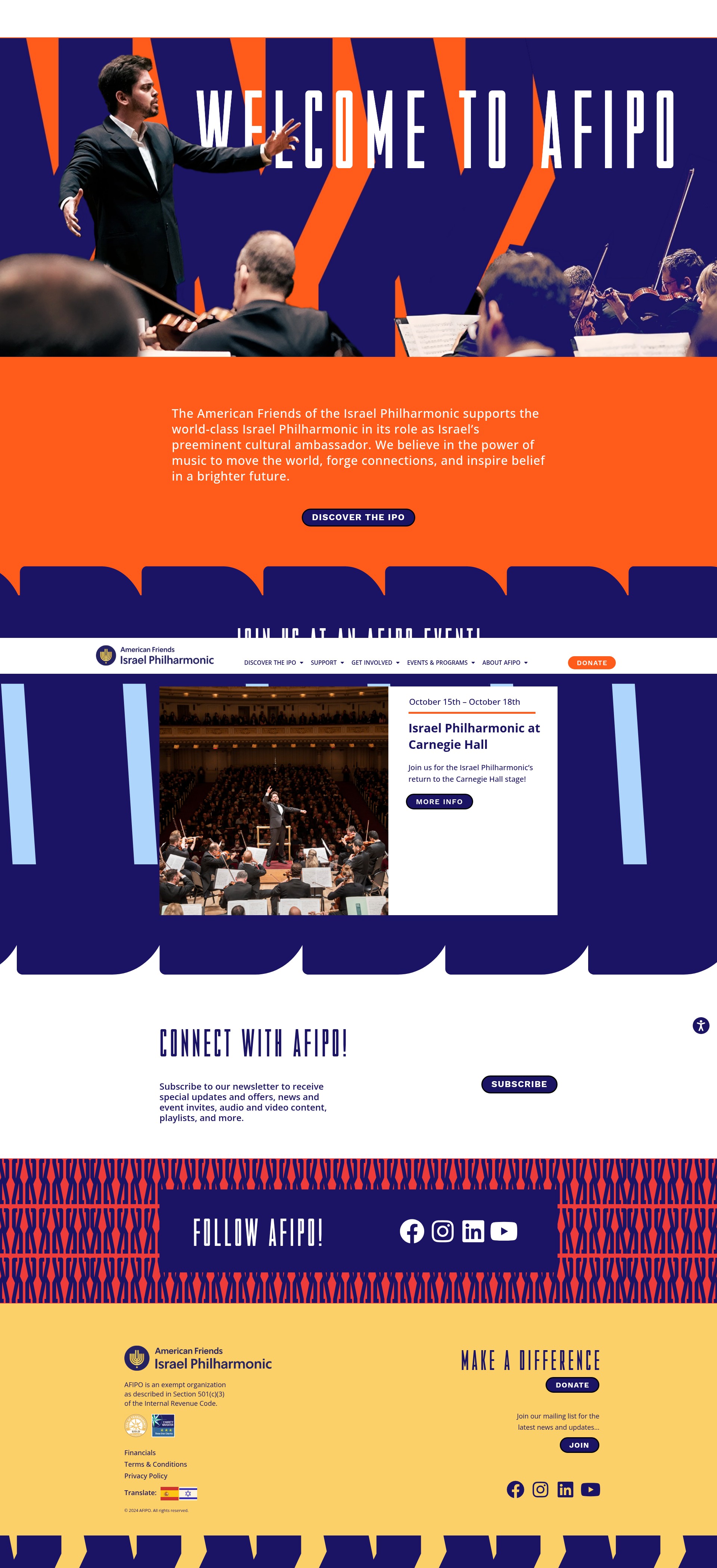 Screenshot of afipo.org