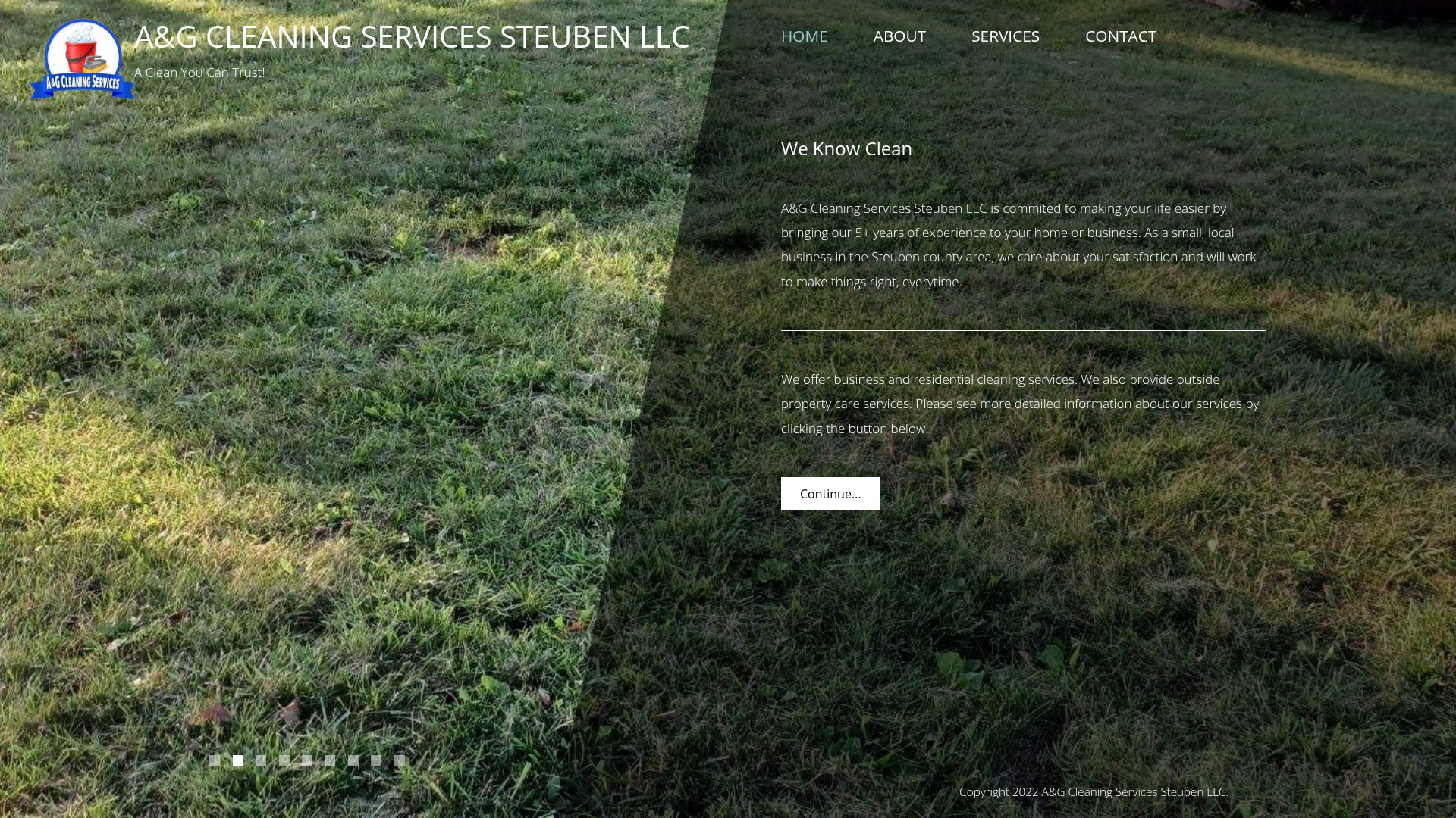 Screenshot of agcleaning.net