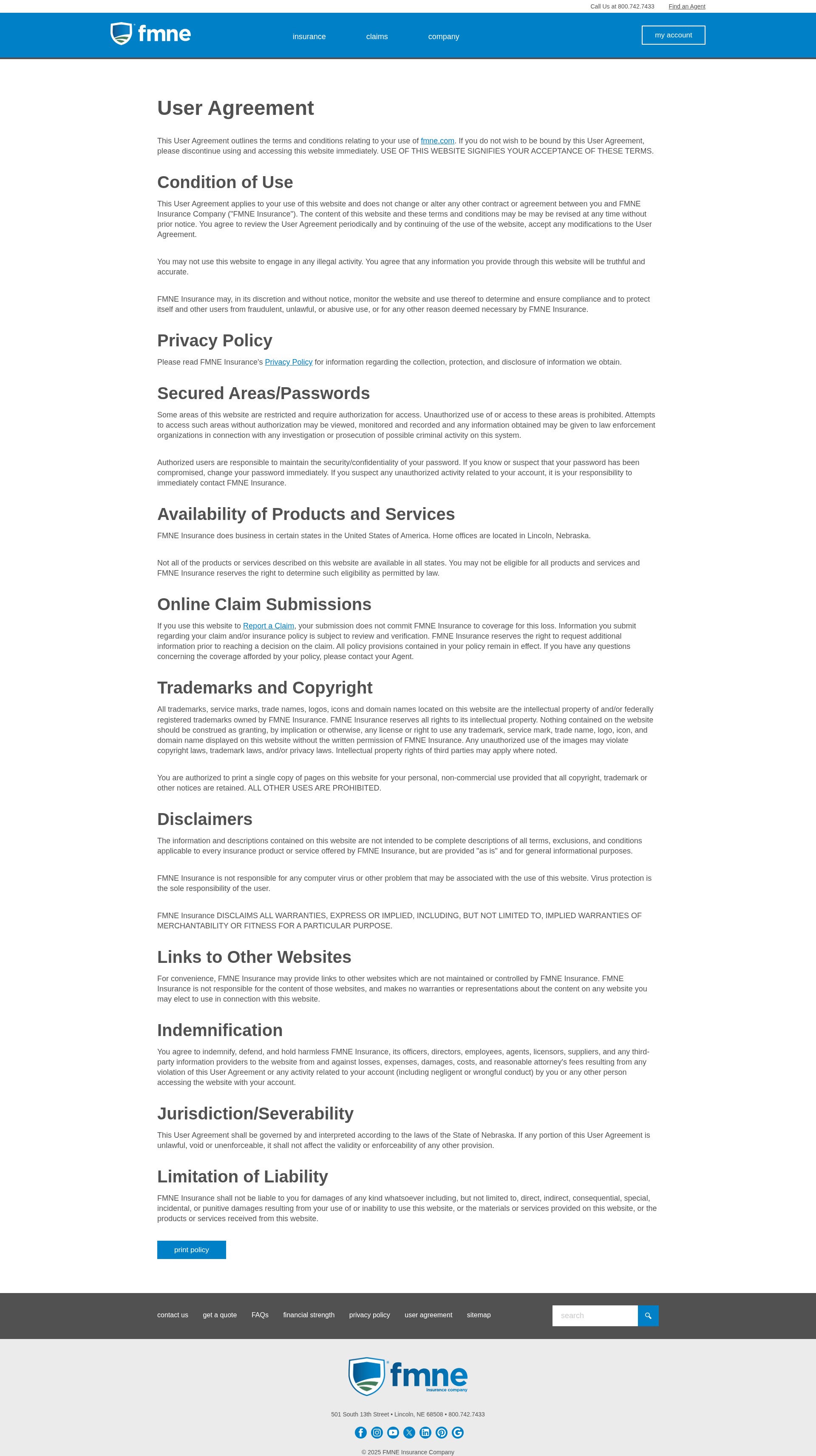 Screenshot of agentfinder.fmne.com