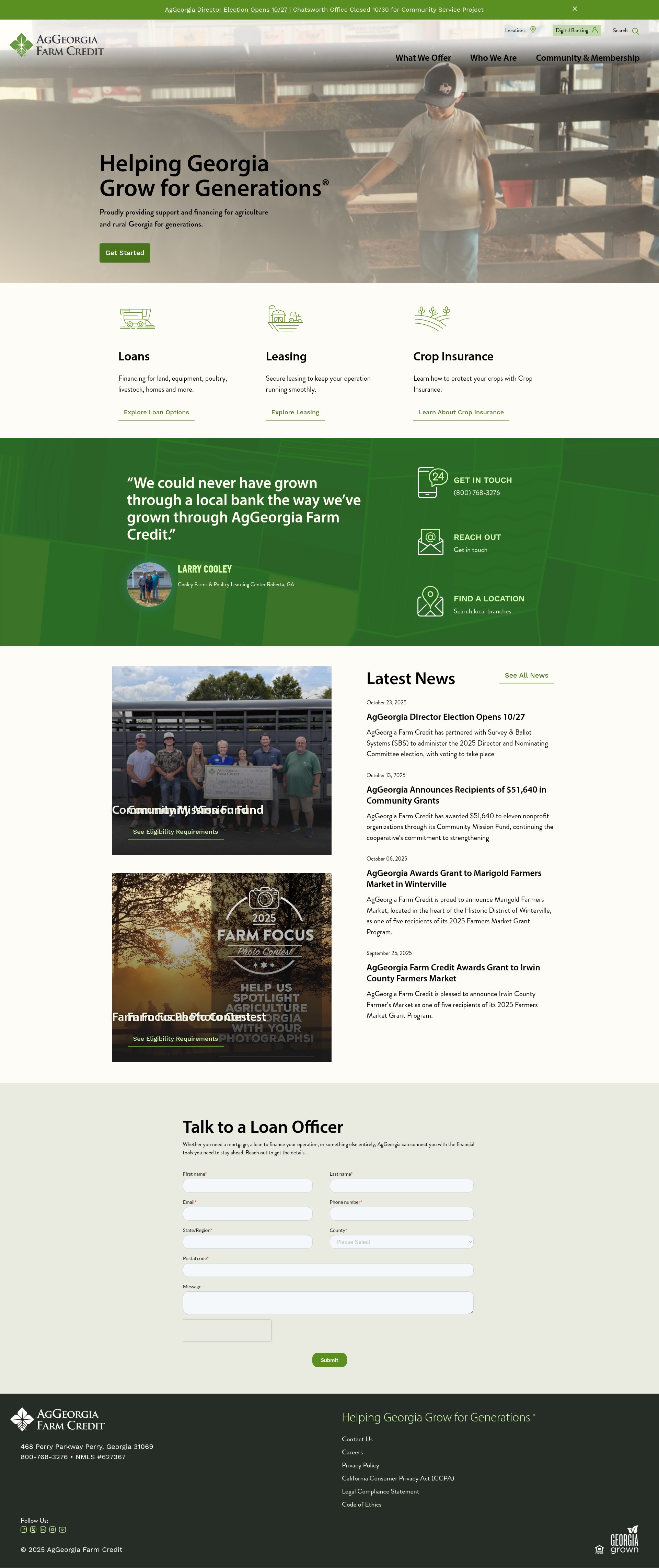Screenshot of aggeorgia.com