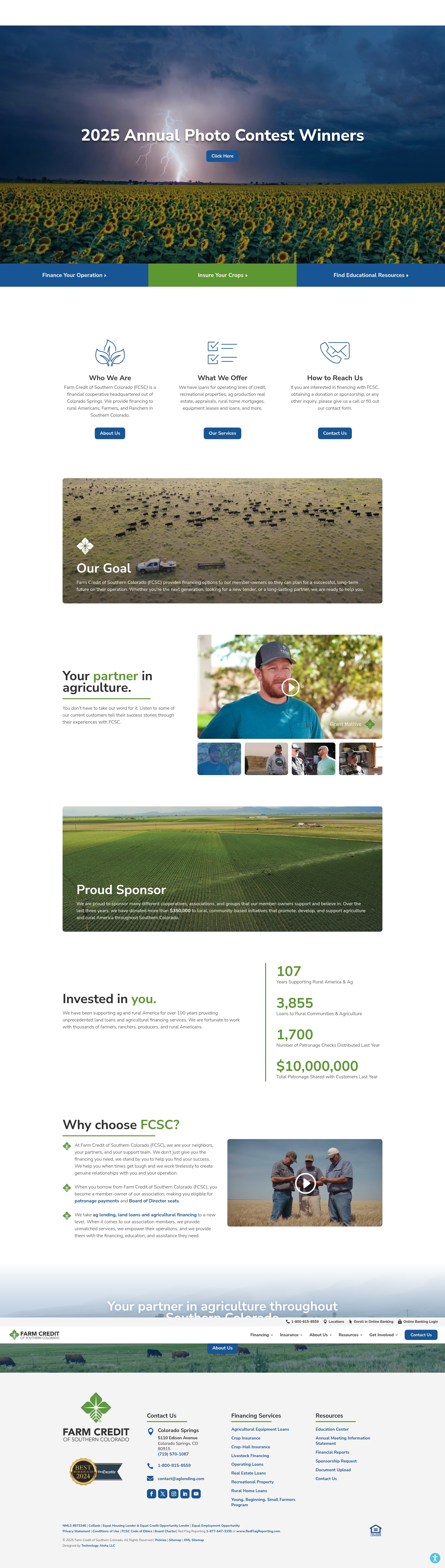 Screenshot of aglending.com