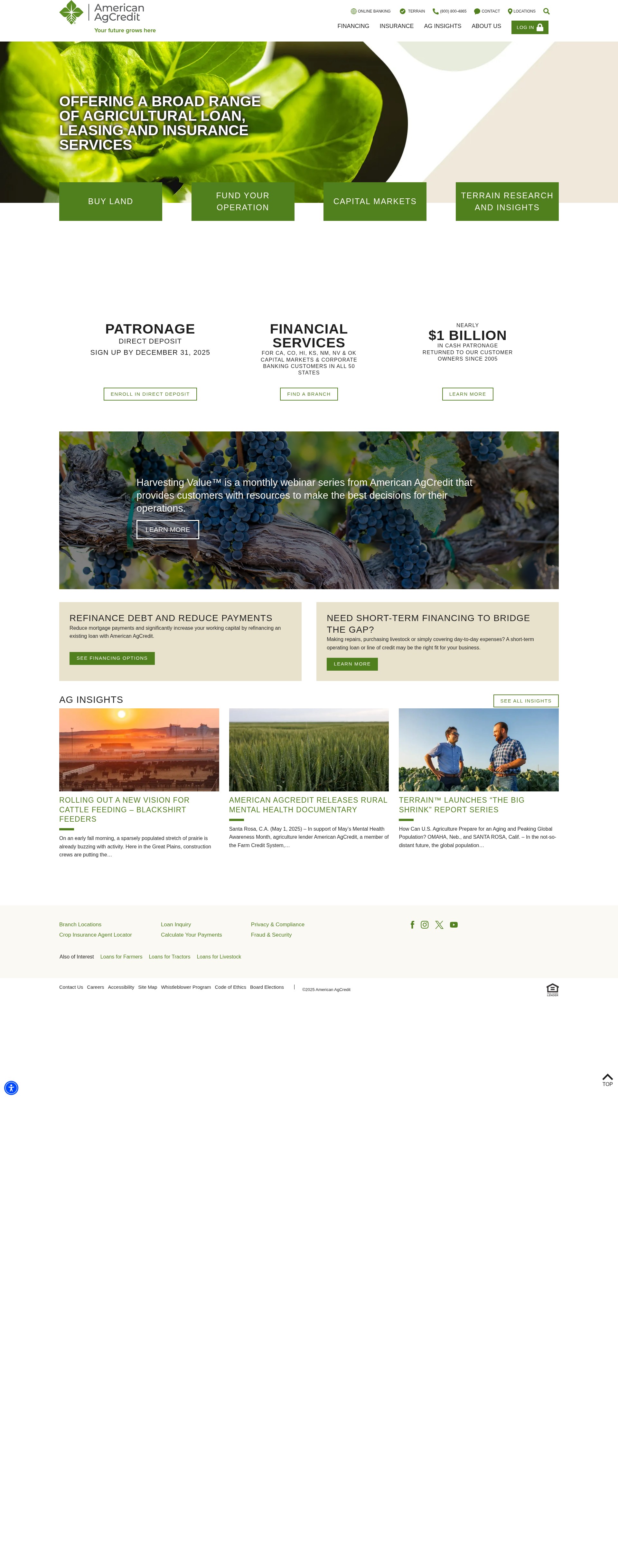 Screenshot of agloan.com