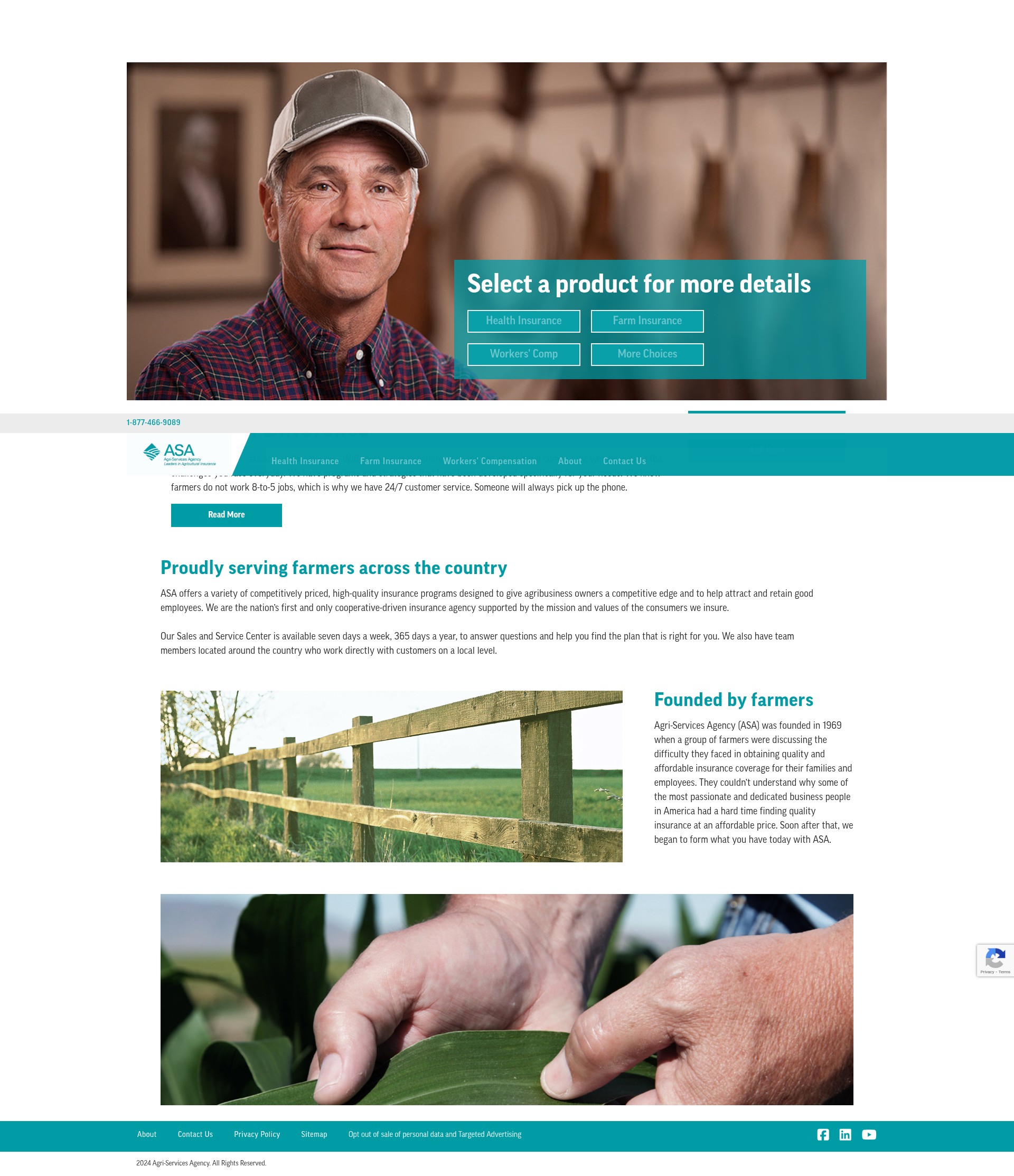 Screenshot of agri-servicesagency.com