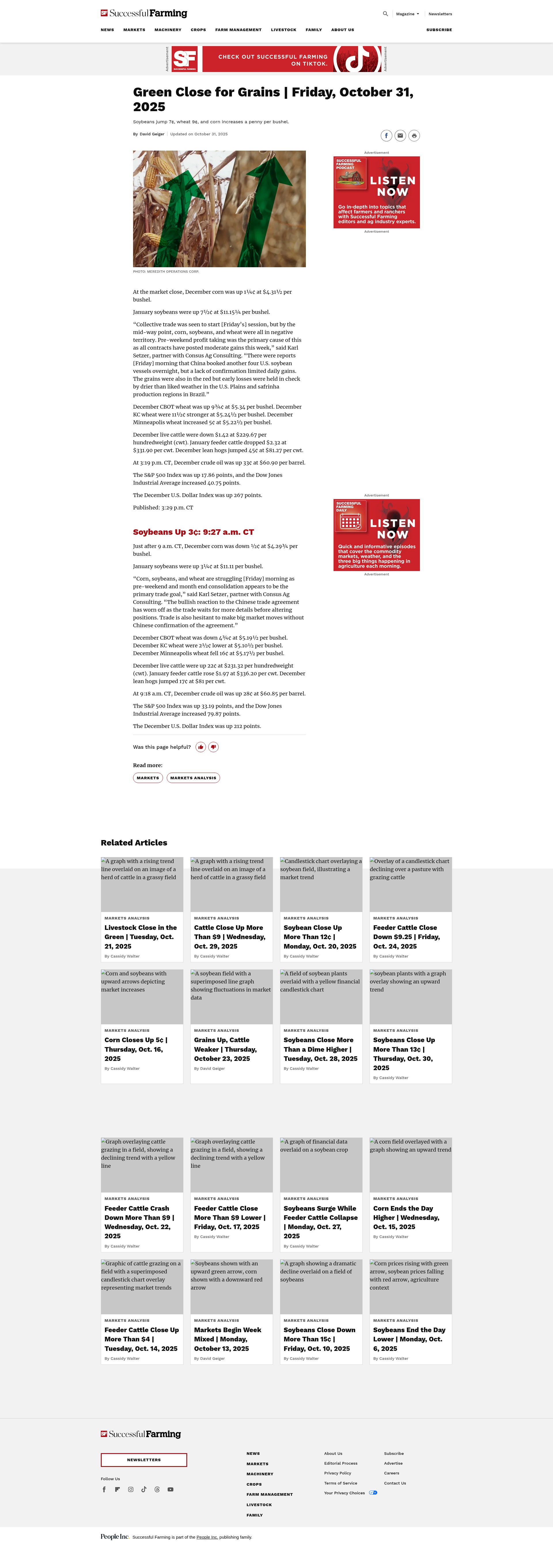 Screenshot of agriculture.com