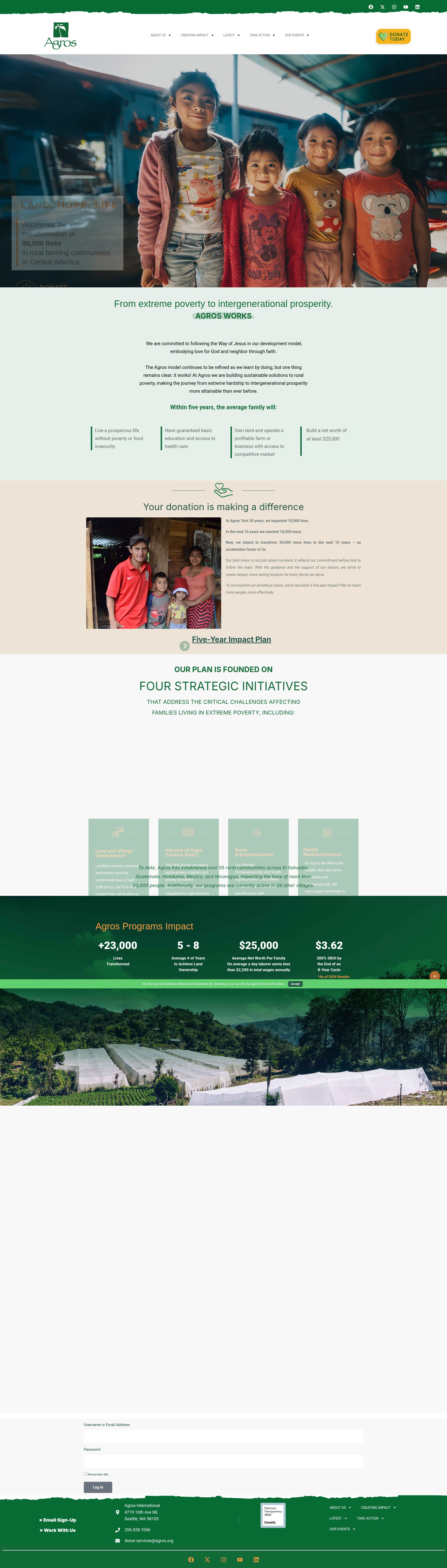 Screenshot of agros.org