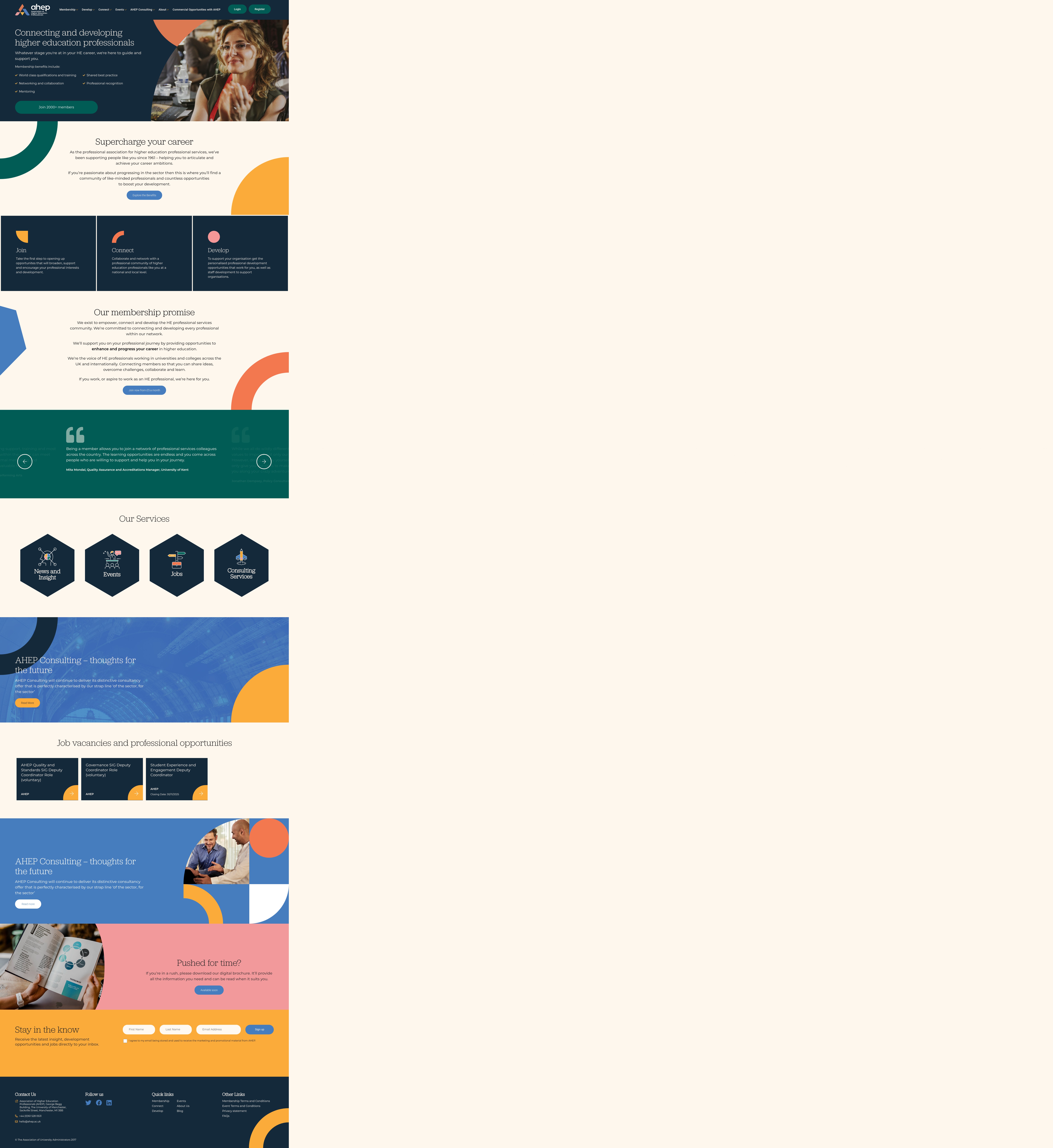 Screenshot of ahep.ac.uk