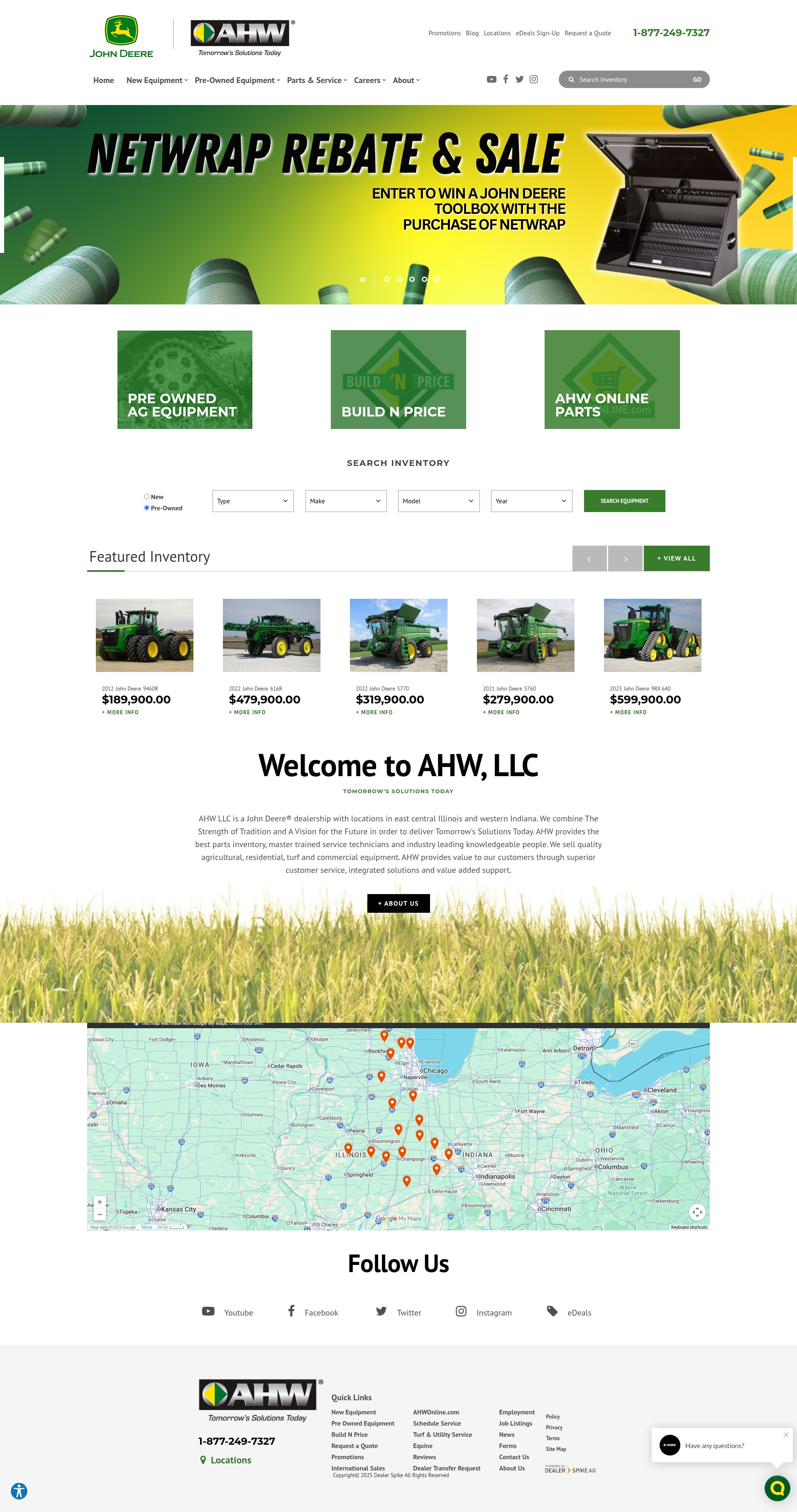 Screenshot of ahwllc.com