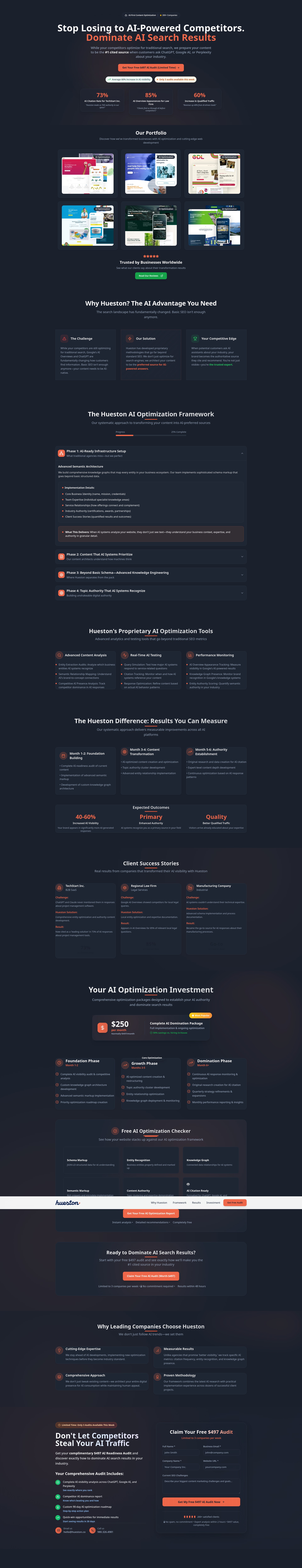 Screenshot of ai.hueston.co