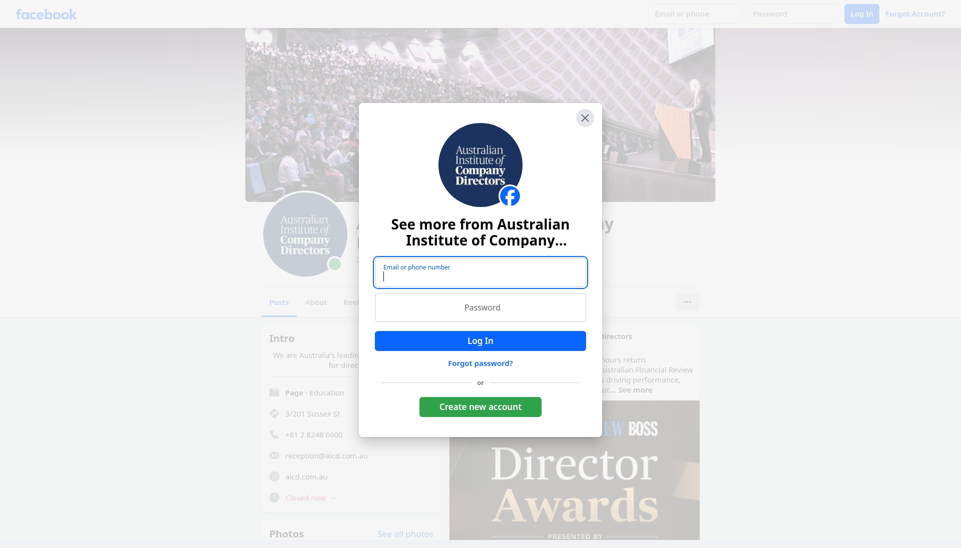 Screenshot of aicd.com.au