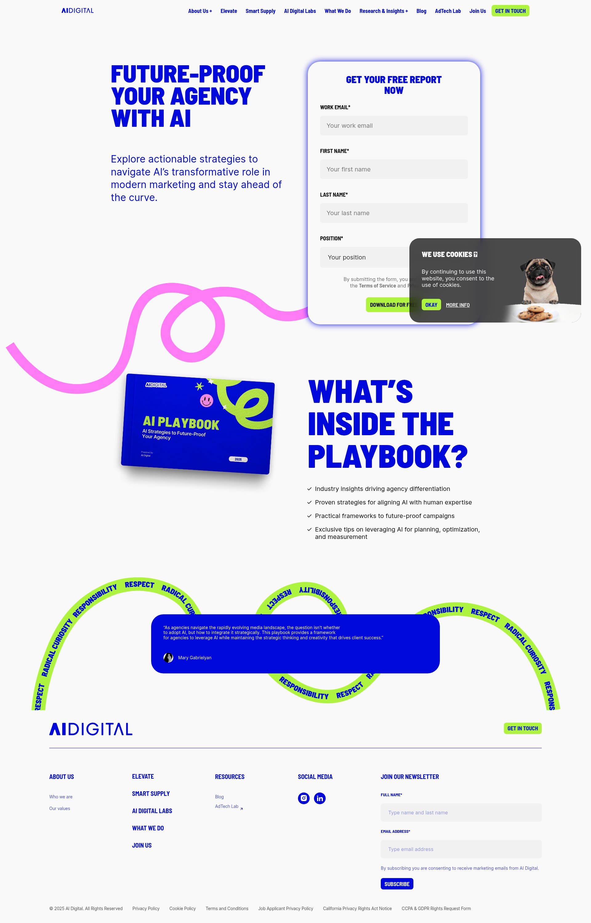 Screenshot of aidigital.com