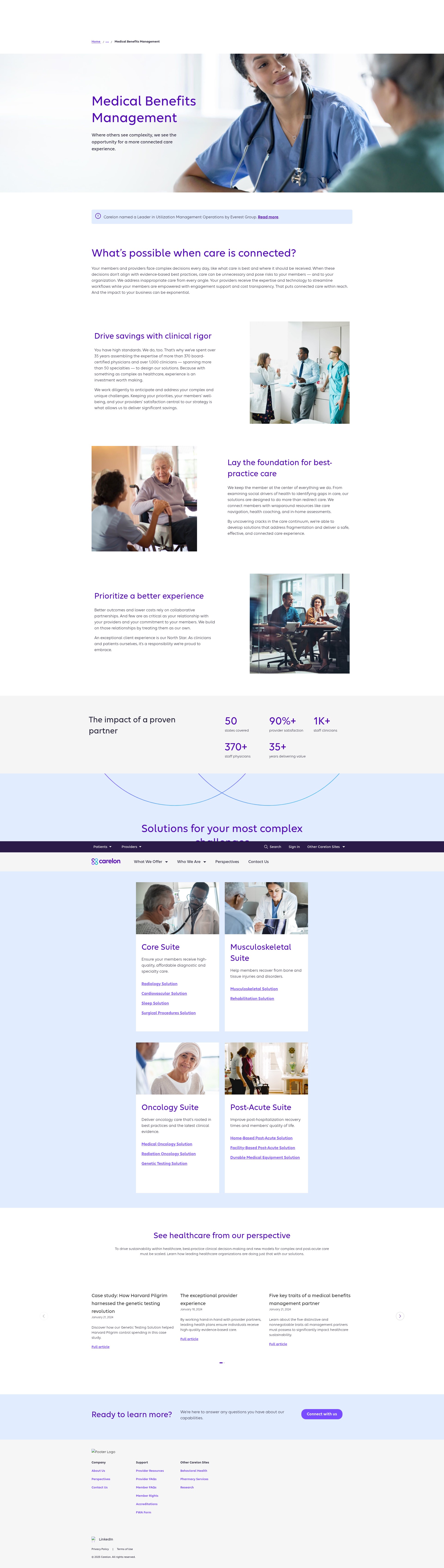 Screenshot of aimspecialtyhealth.com