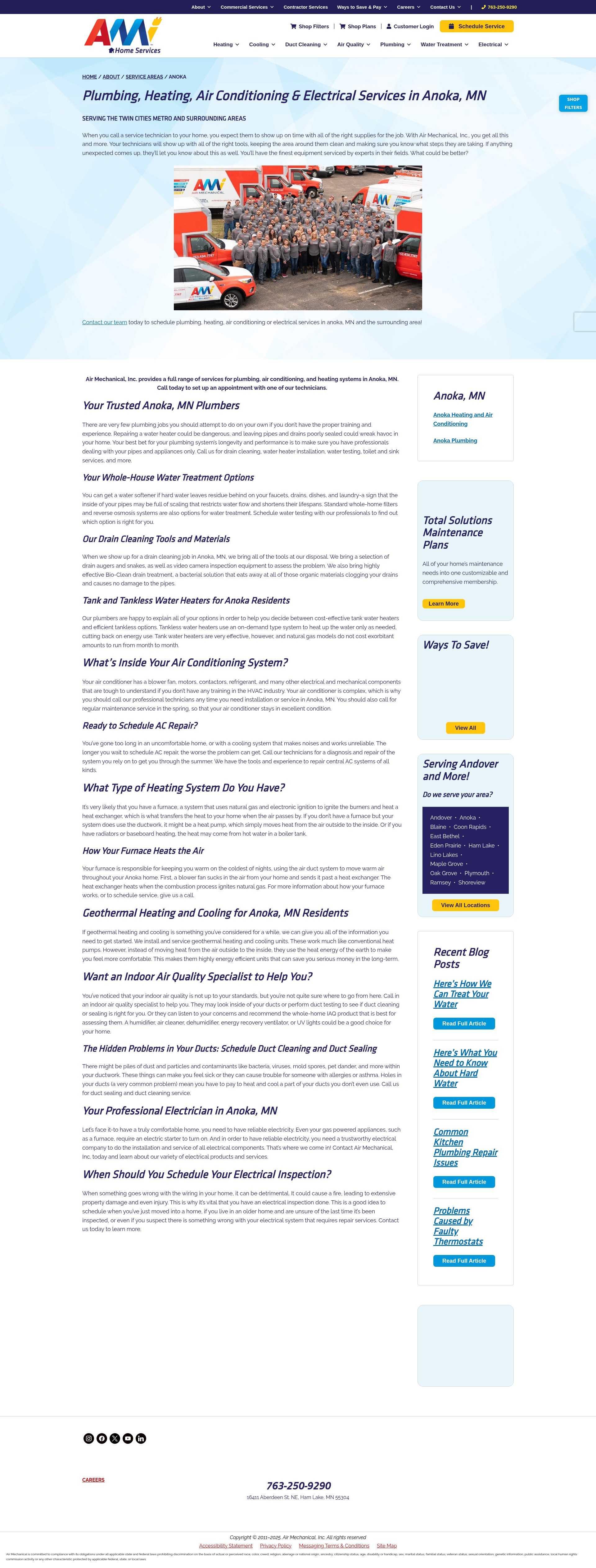 Screenshot of airmechanical.com