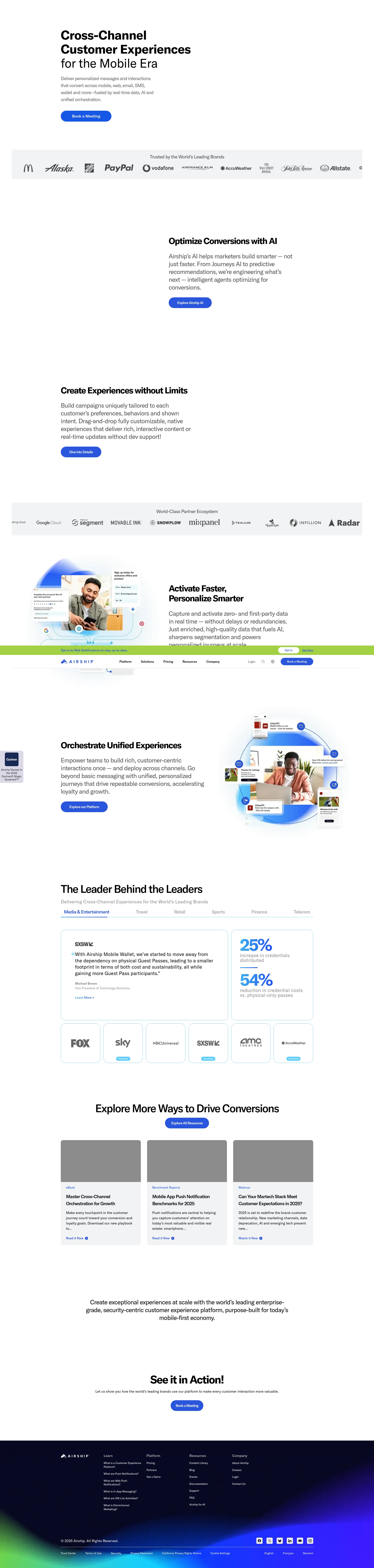 Screenshot of airship.com
