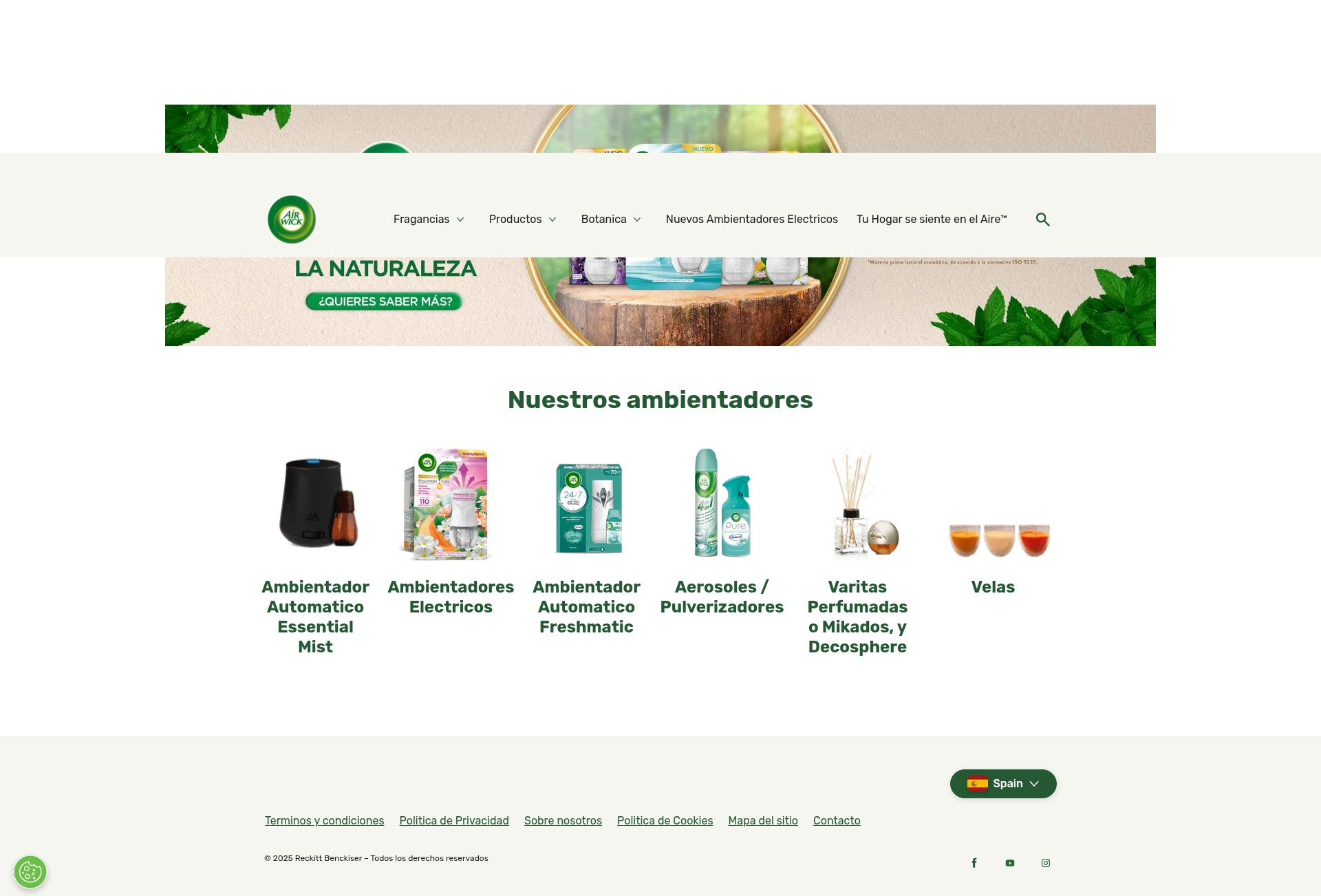 Screenshot of airwick.es