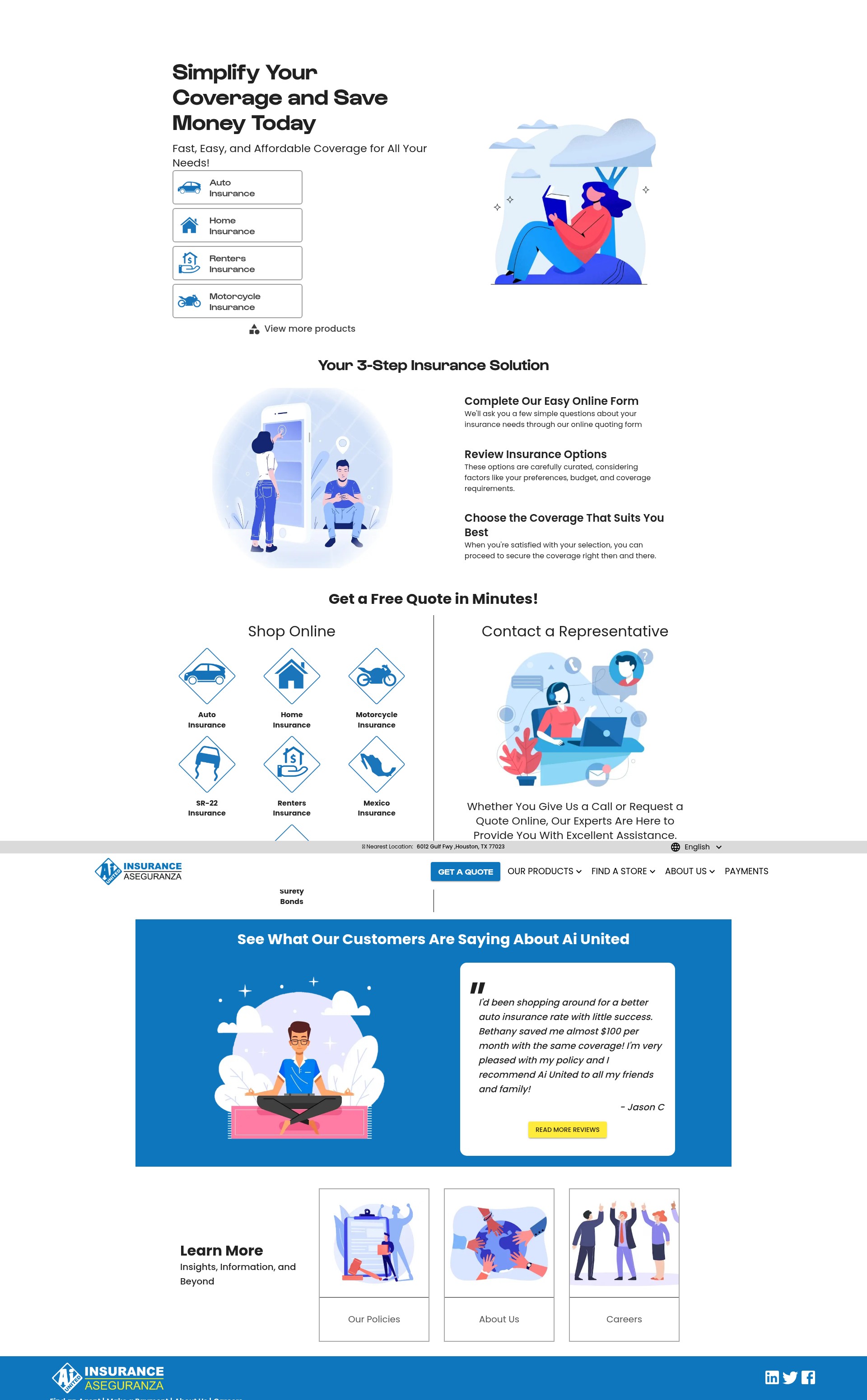 Screenshot of aiunited.com