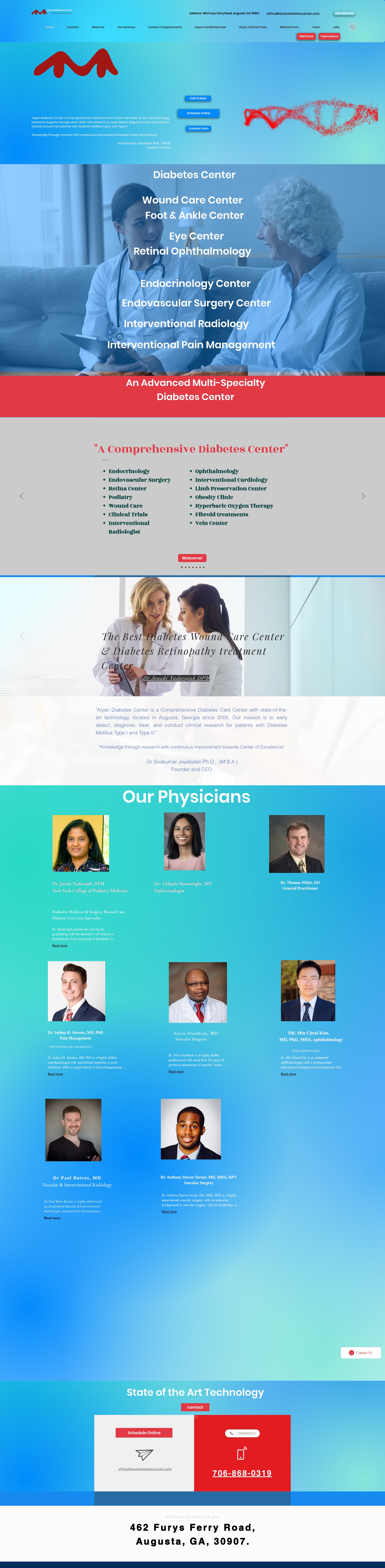 Screenshot of aiyandiabetes.com