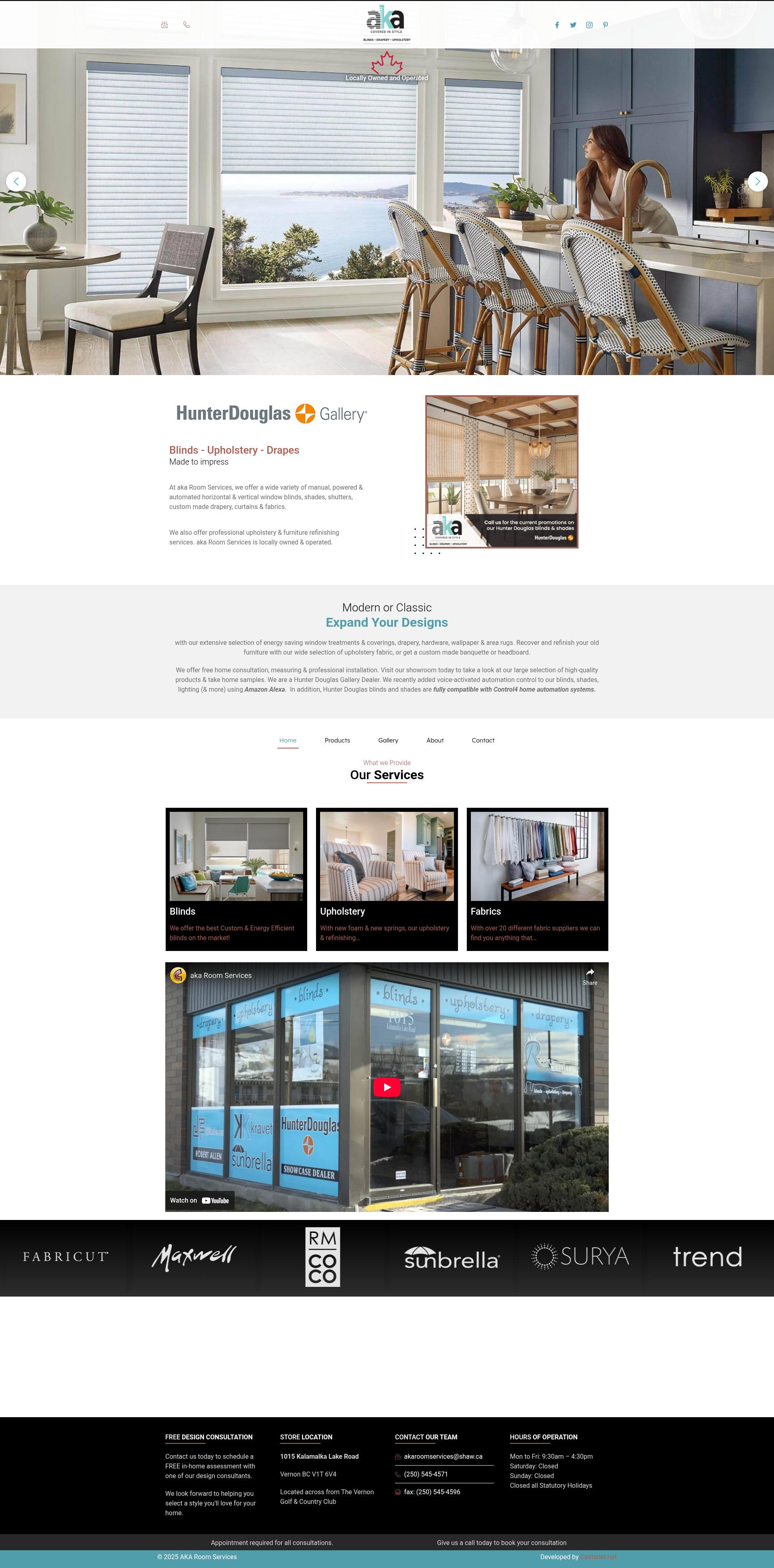 Screenshot of akaroomservices.com