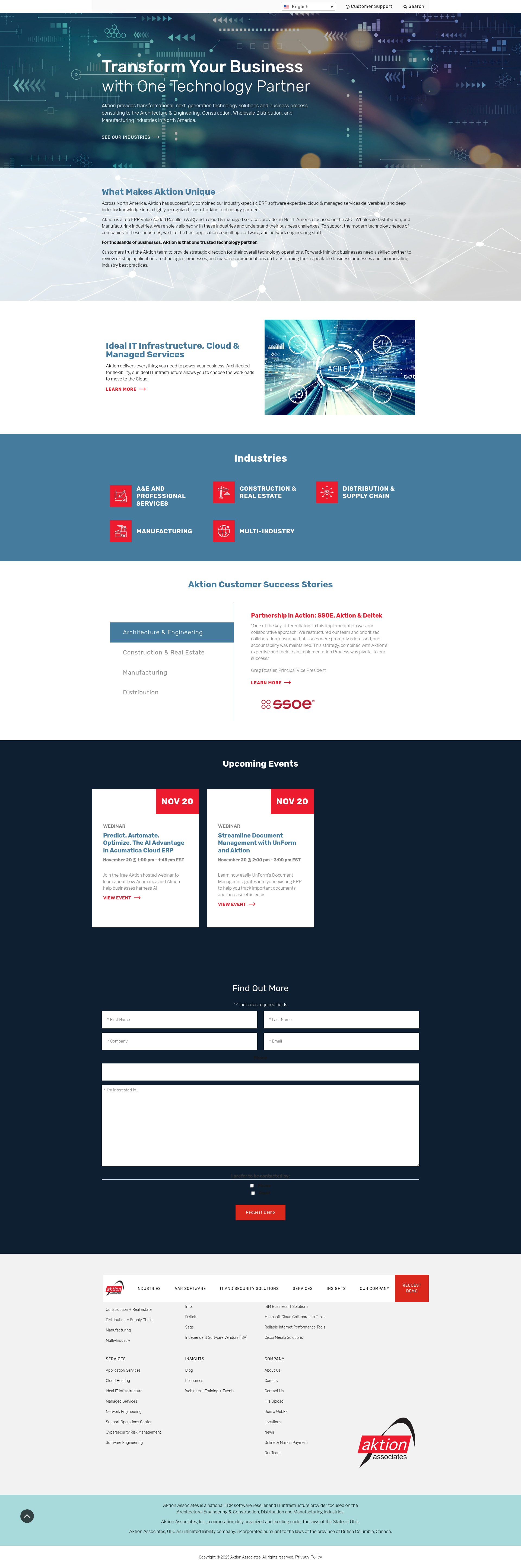 Screenshot of aktion.com