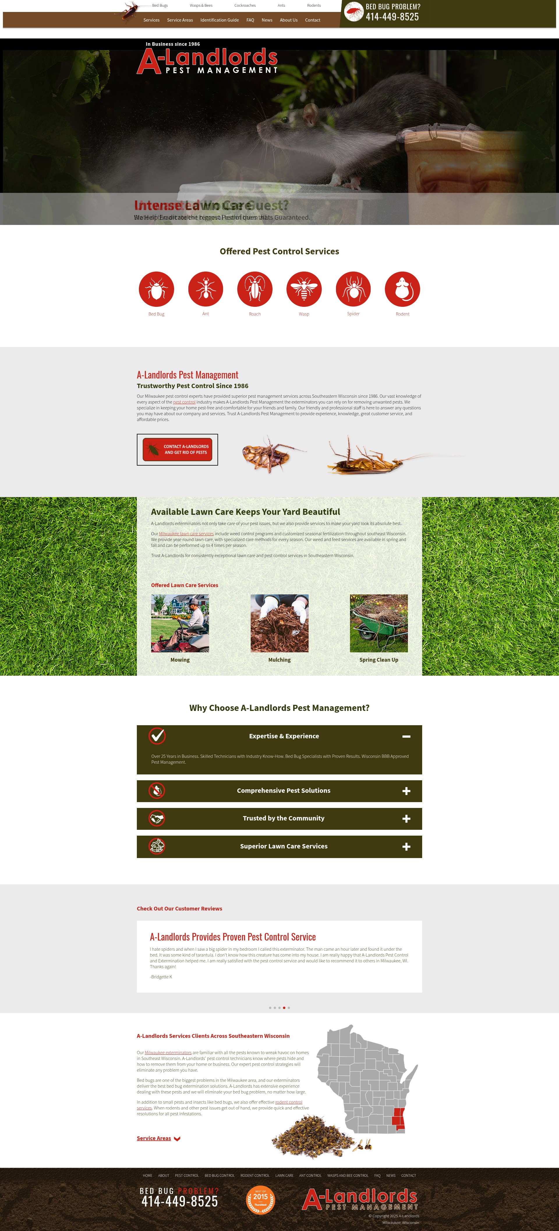Screenshot of alandlords.com