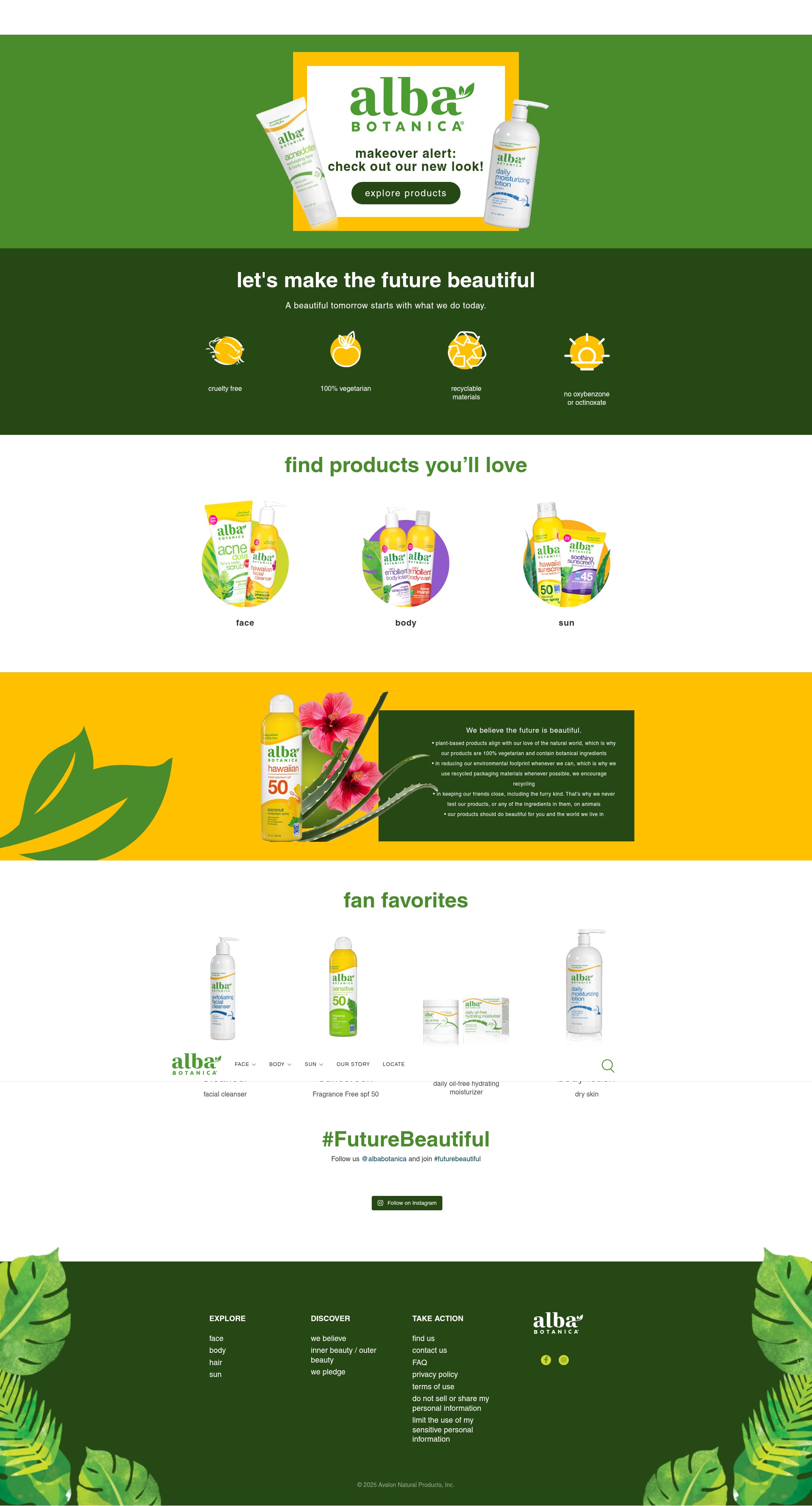 Screenshot of albabotanica.com