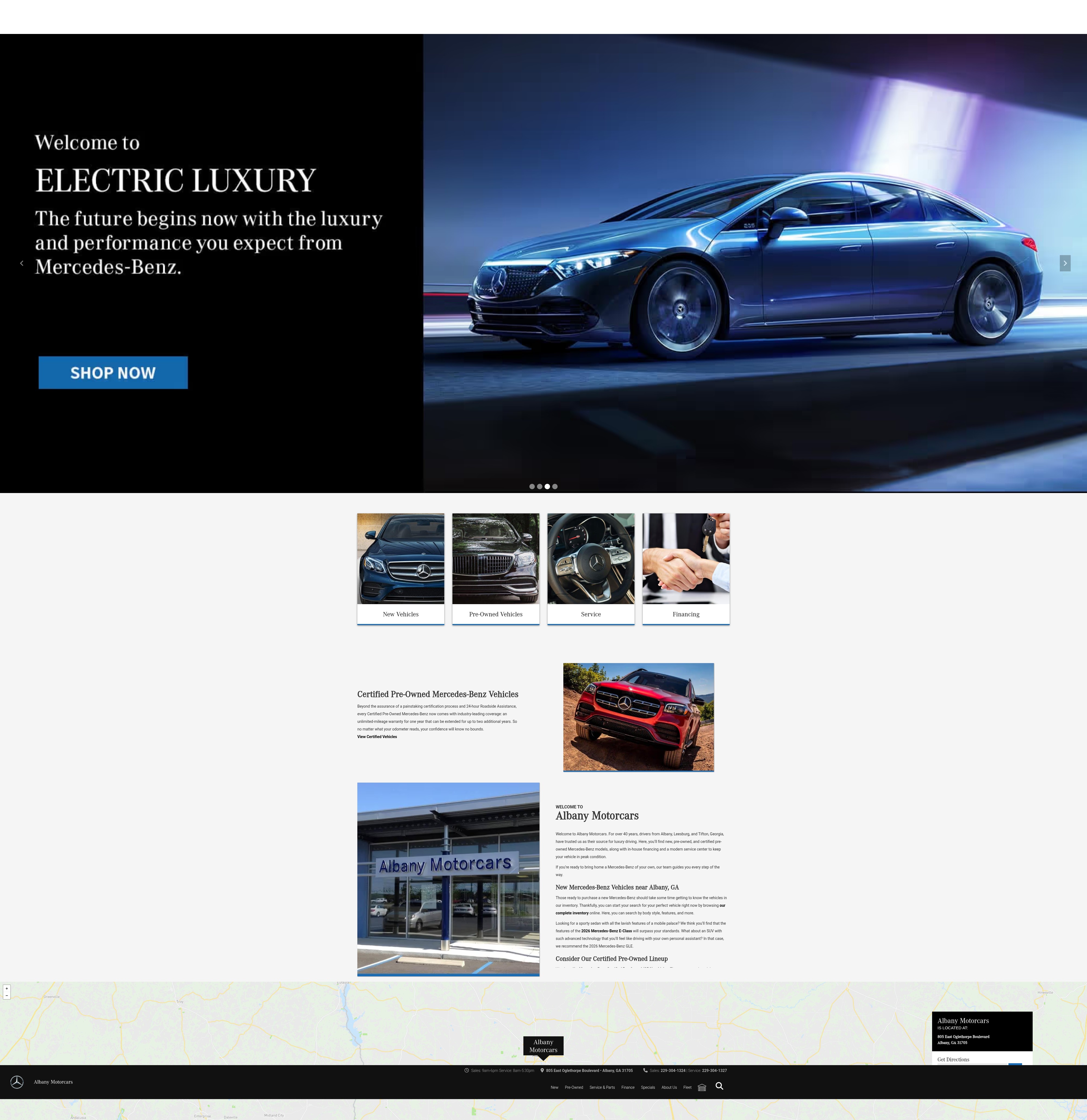 Screenshot of albanymotorcarsonline.com