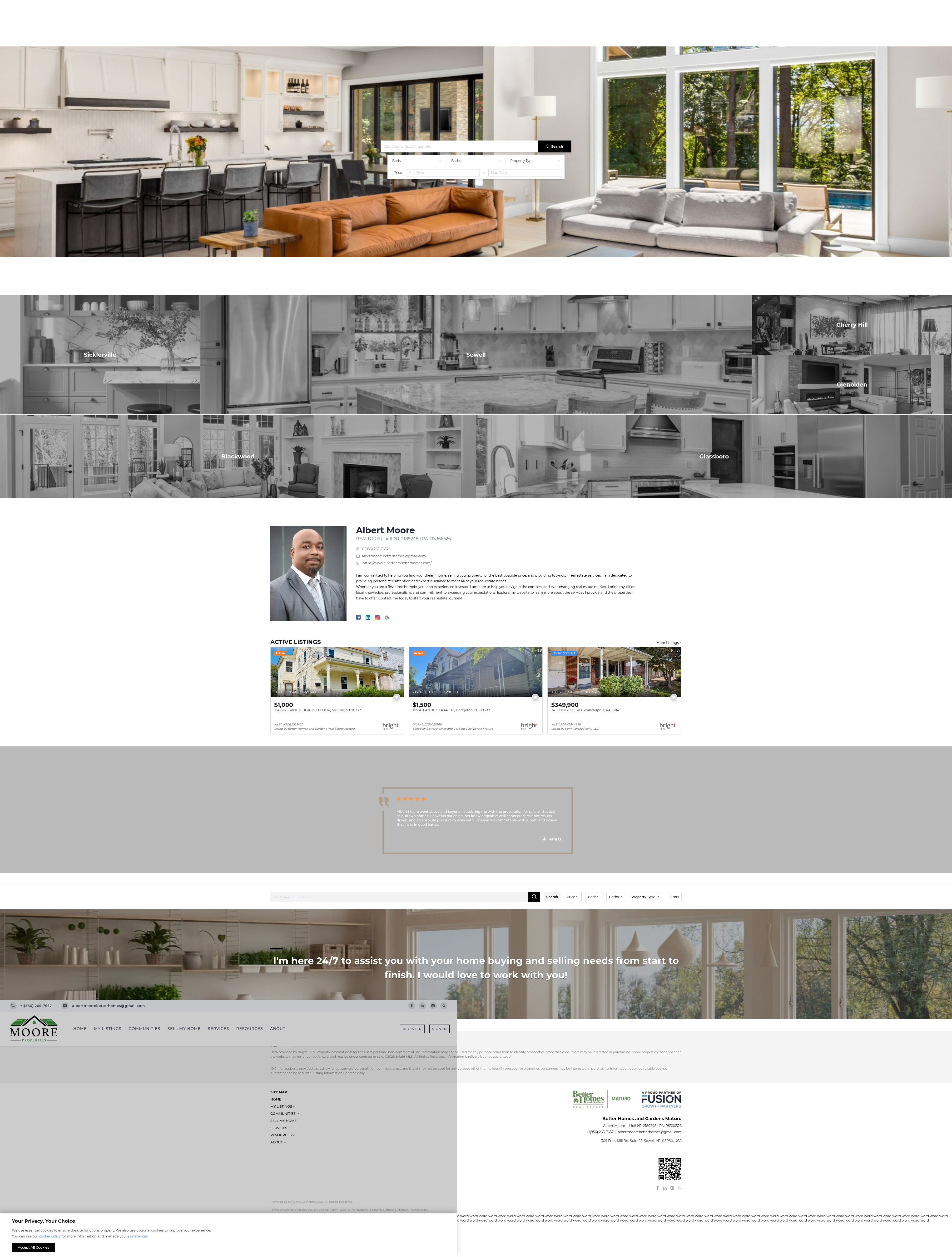 Screenshot of albertgetsbetterhomes.com