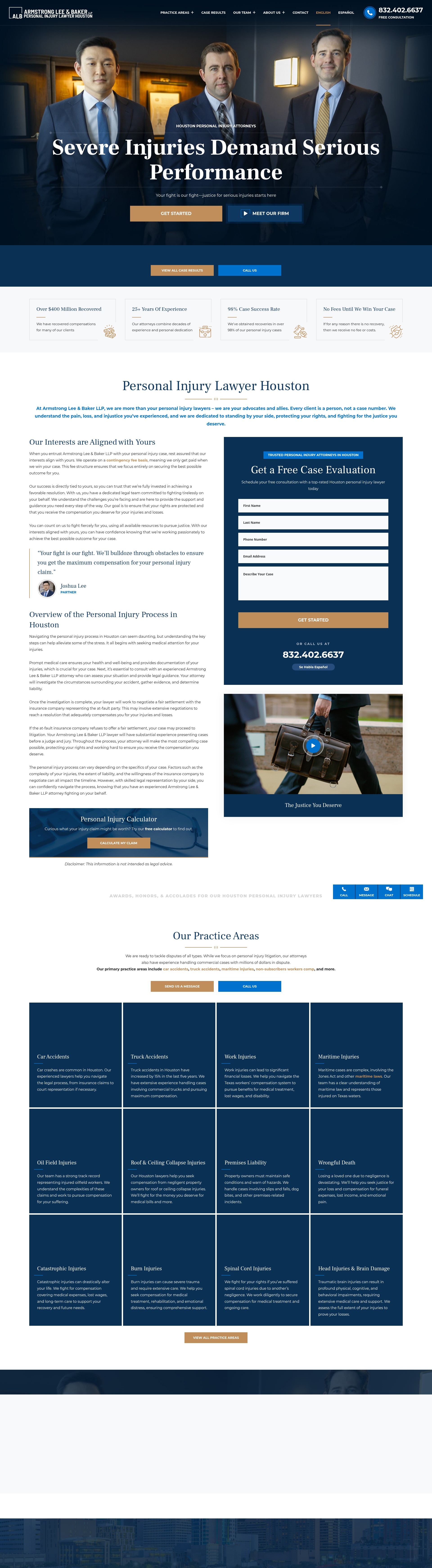 Screenshot of albtriallawyers.com