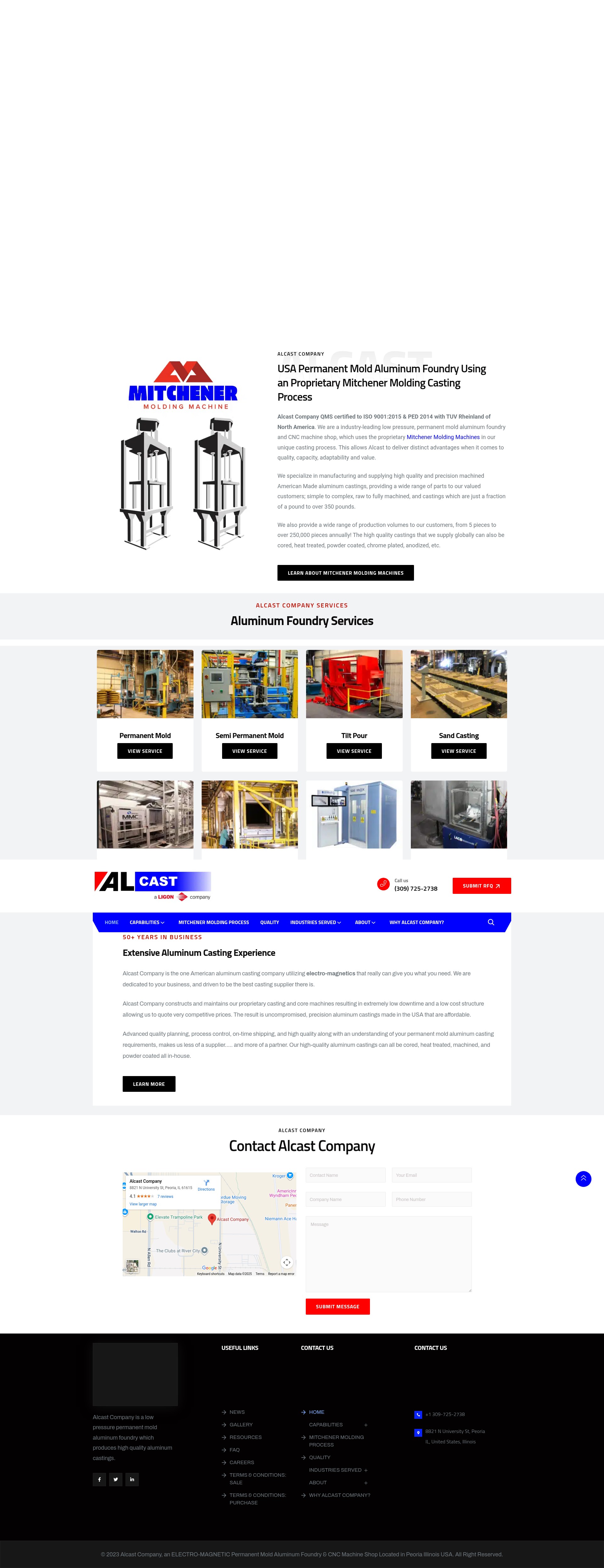 Screenshot of alcastcompany.com