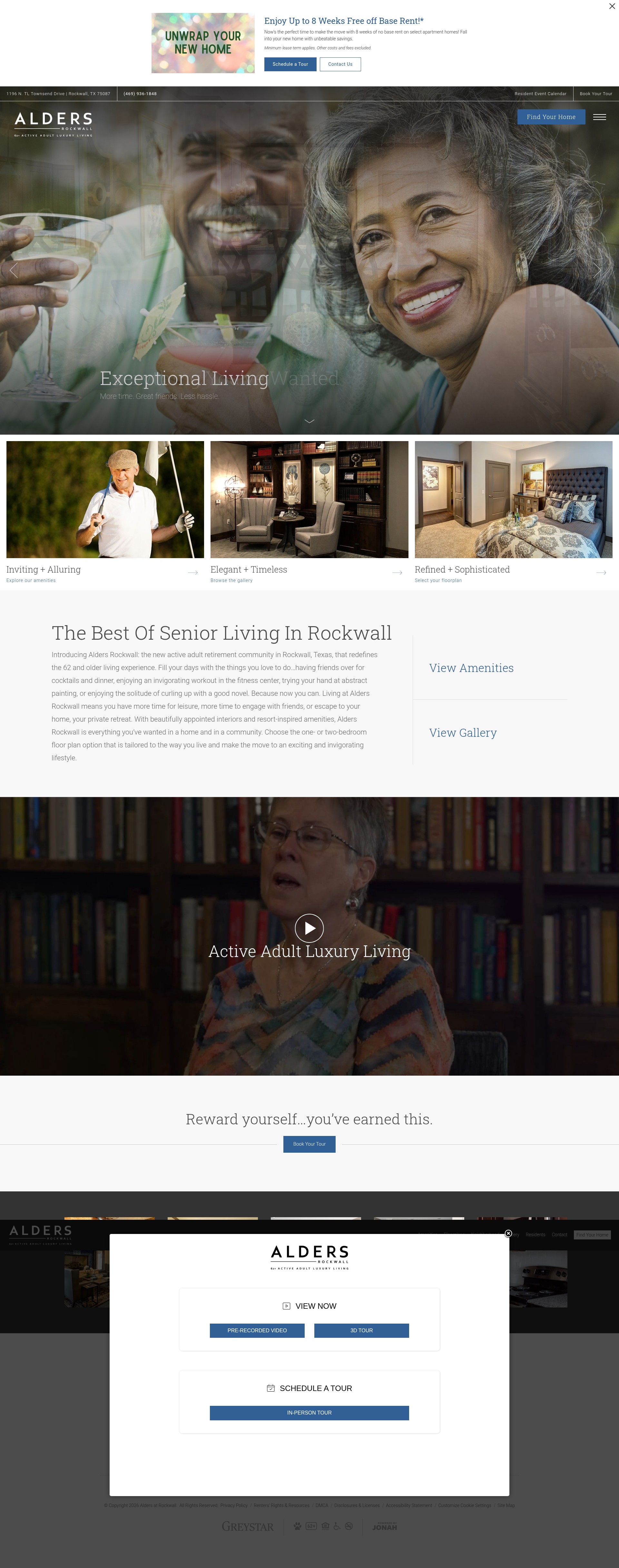Screenshot of aldersrockwall.com