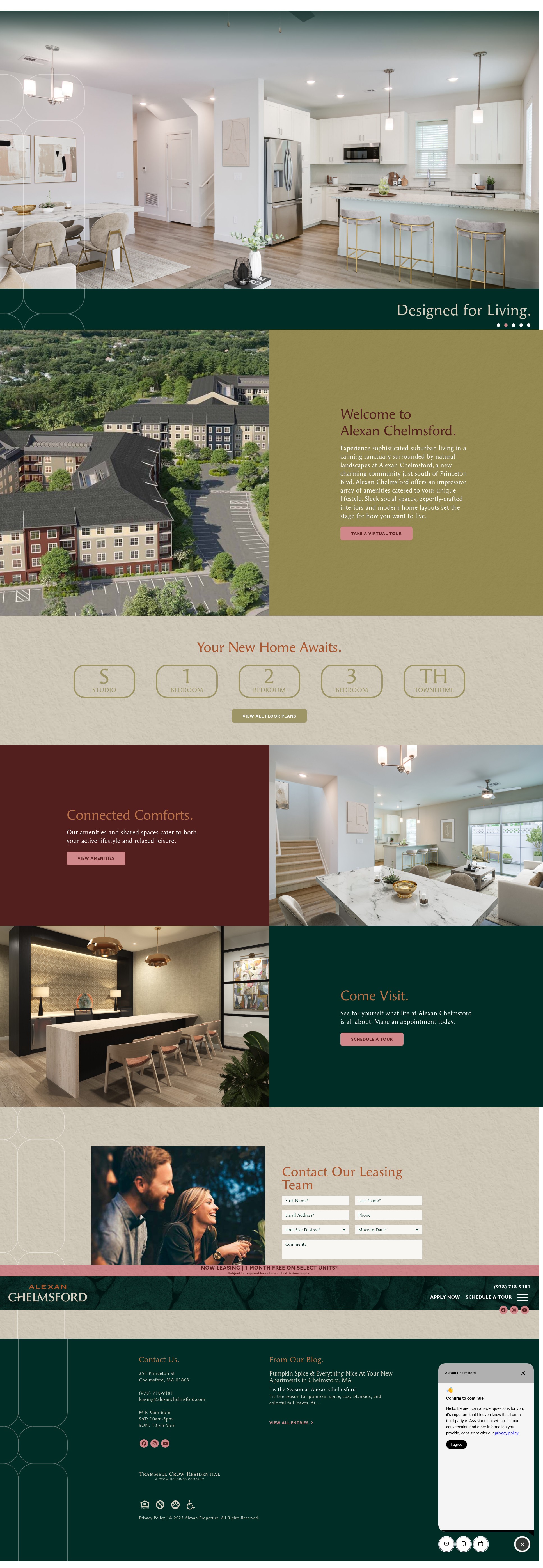 Screenshot of alexanchelmsford.com