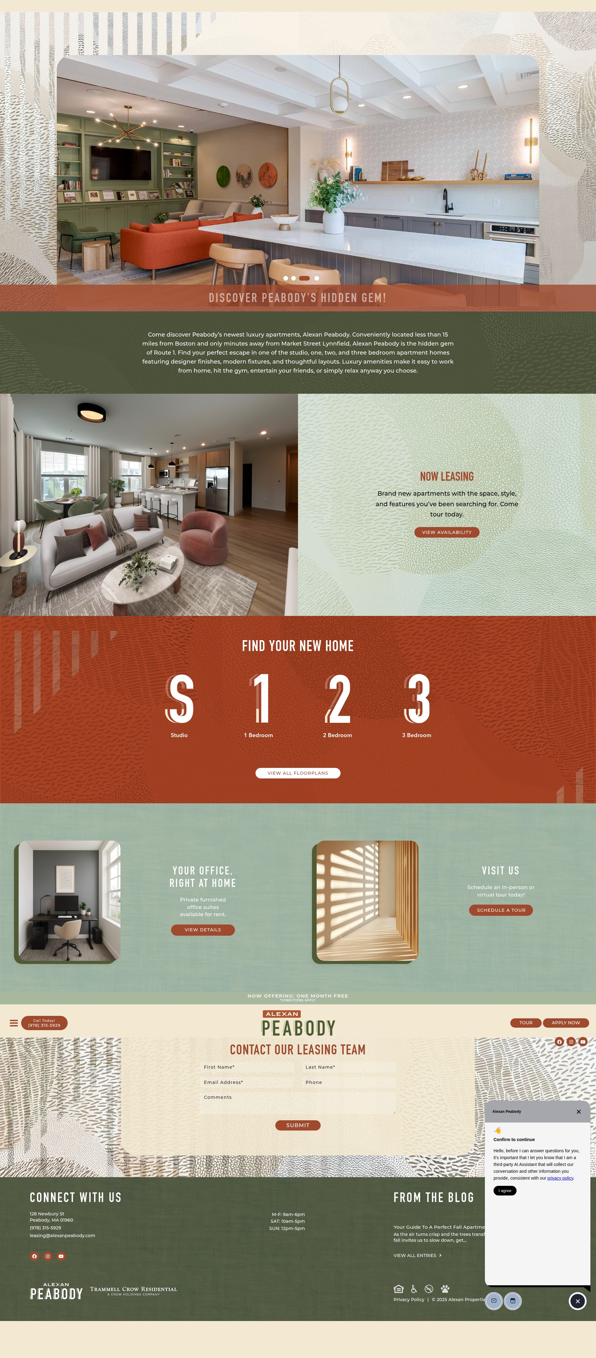 Screenshot of alexanpeabody.com