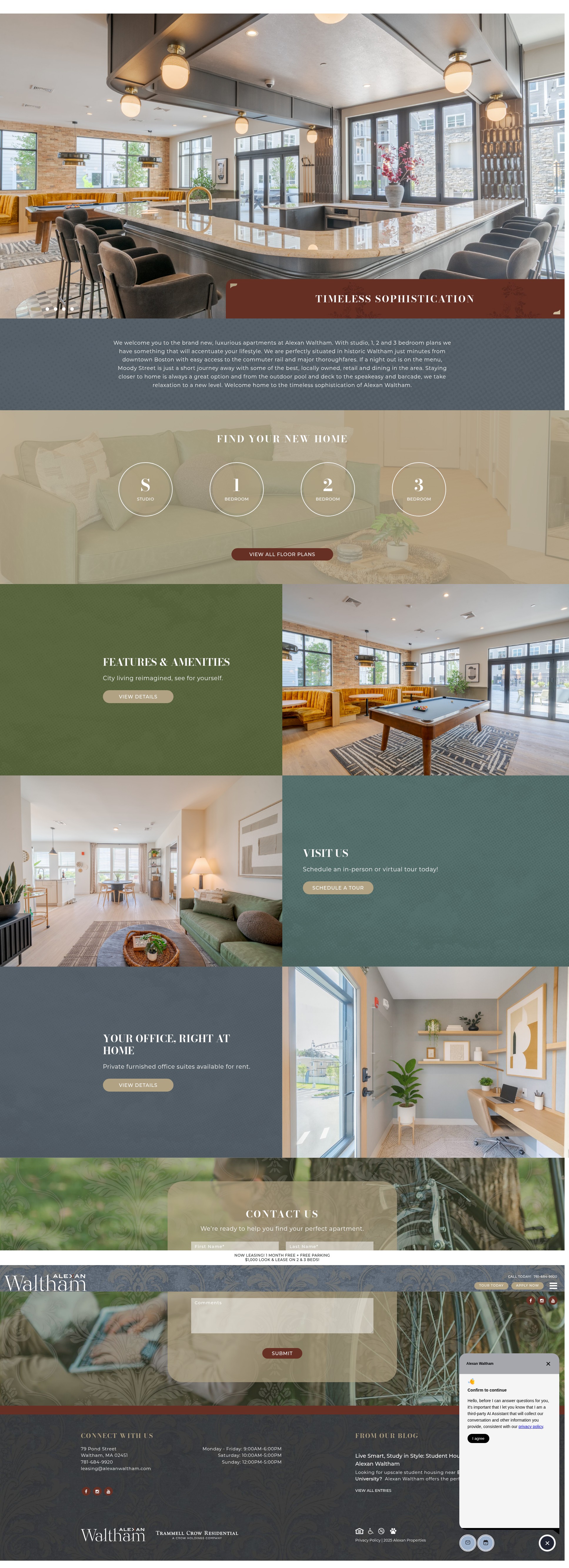 Screenshot of alexanwaltham.com