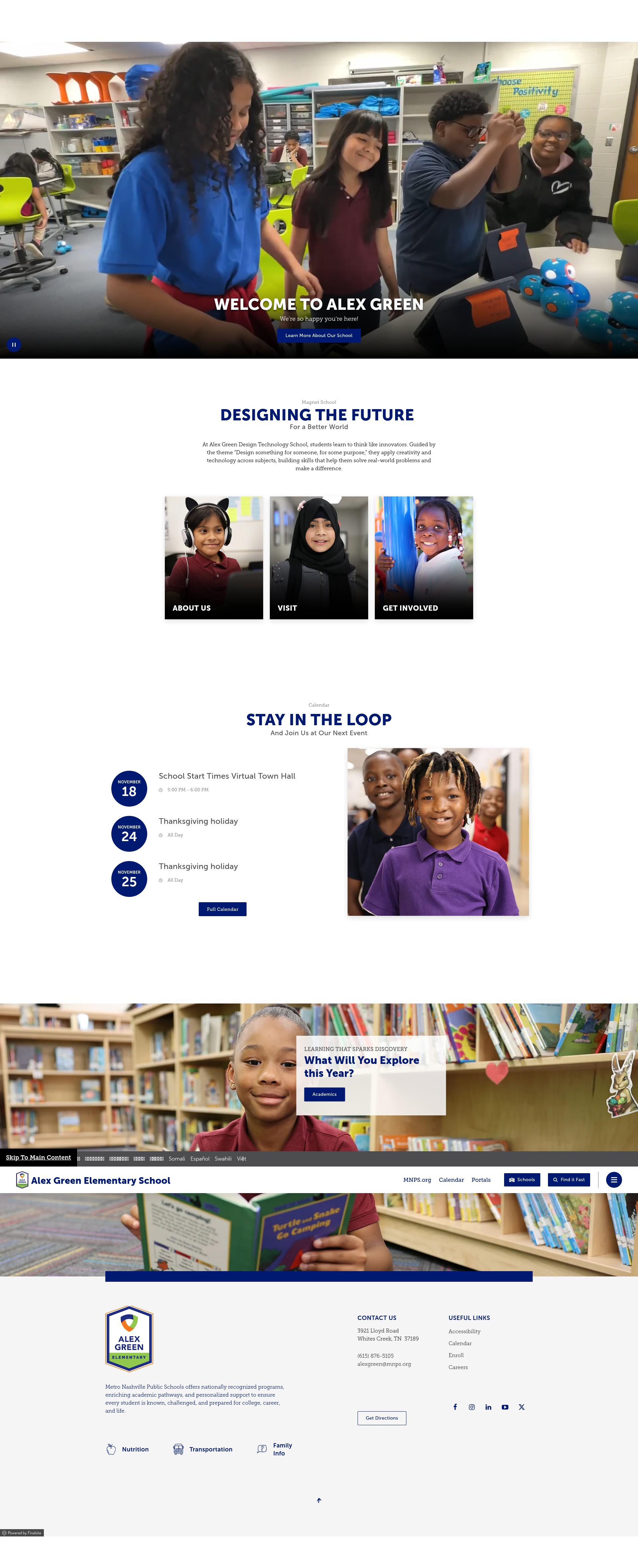 Screenshot of alexgreen.mnps.org