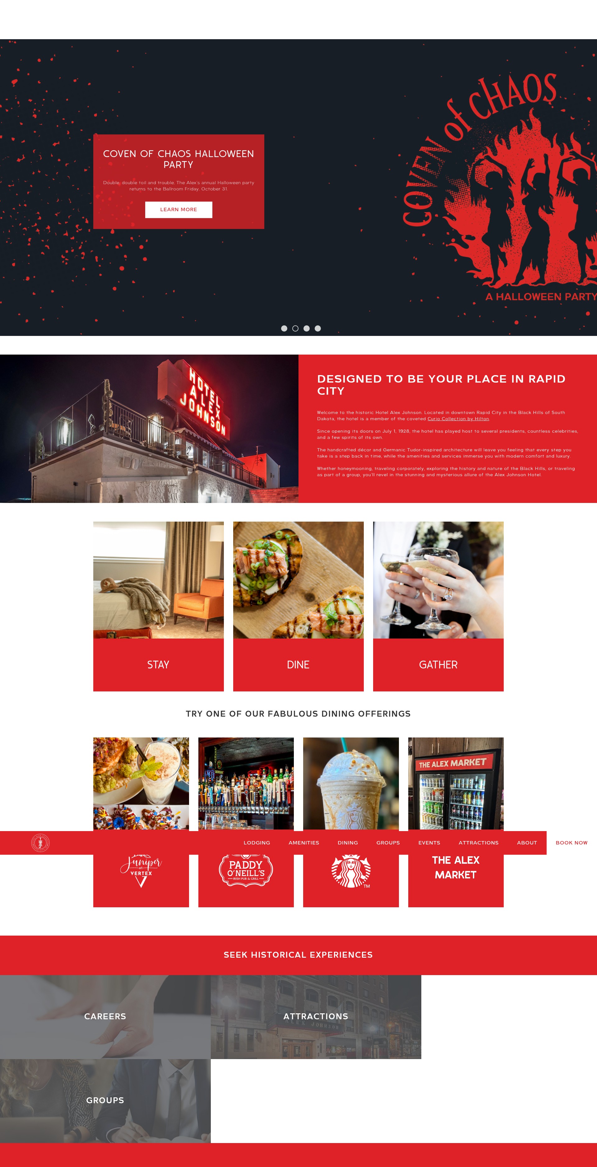 Screenshot of alexjohnson.com