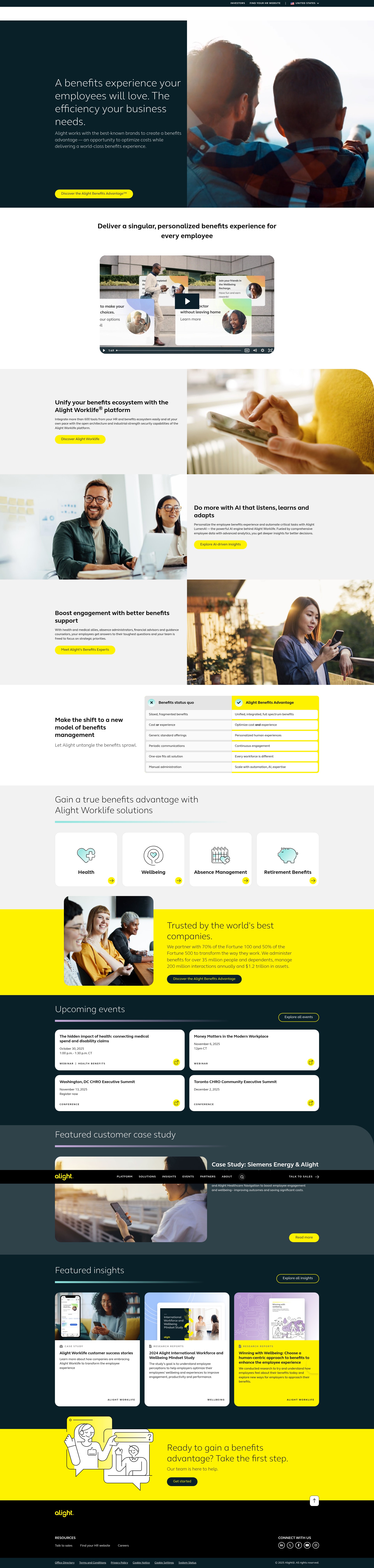 Screenshot of alight.com