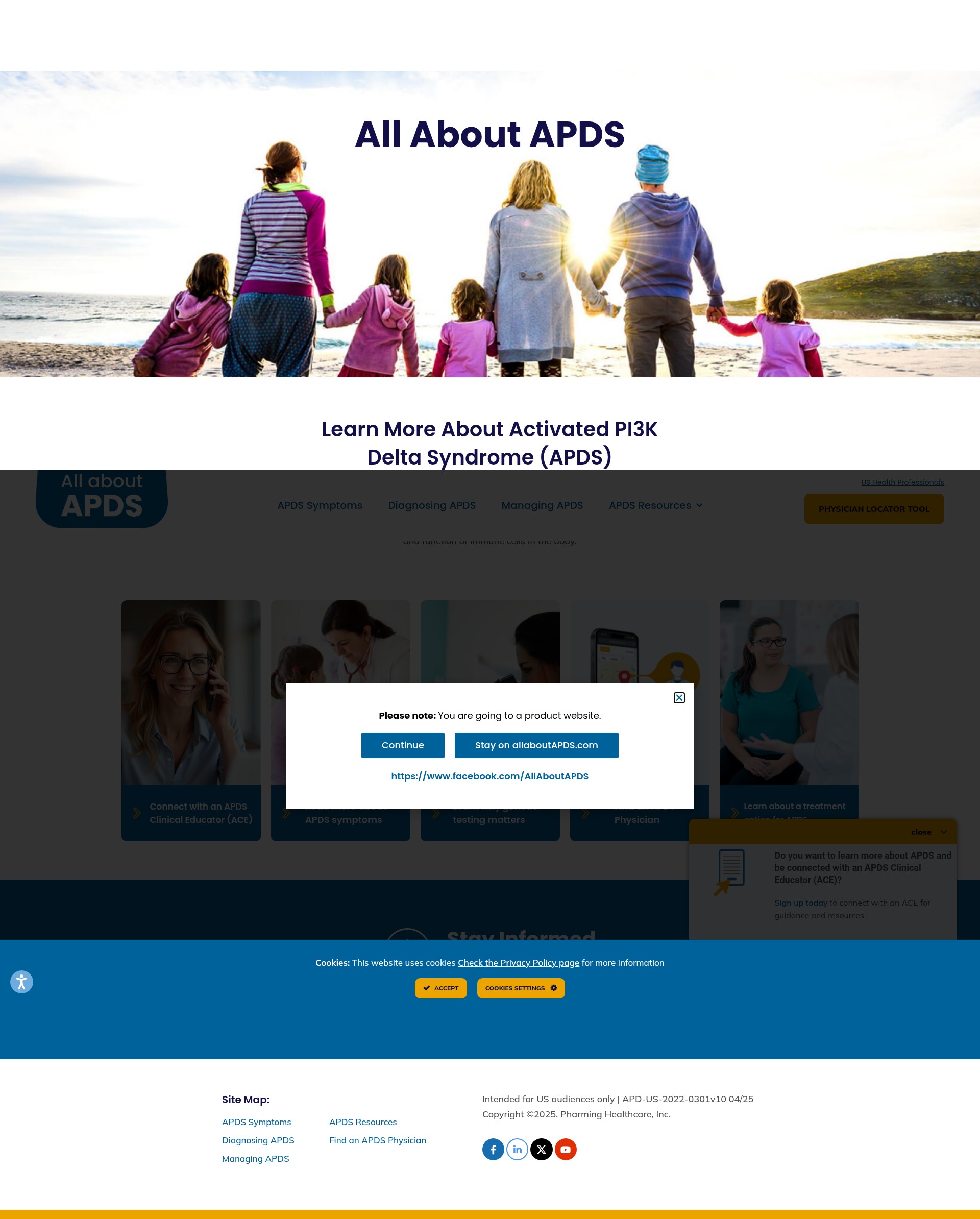 Screenshot of allaboutapds.com