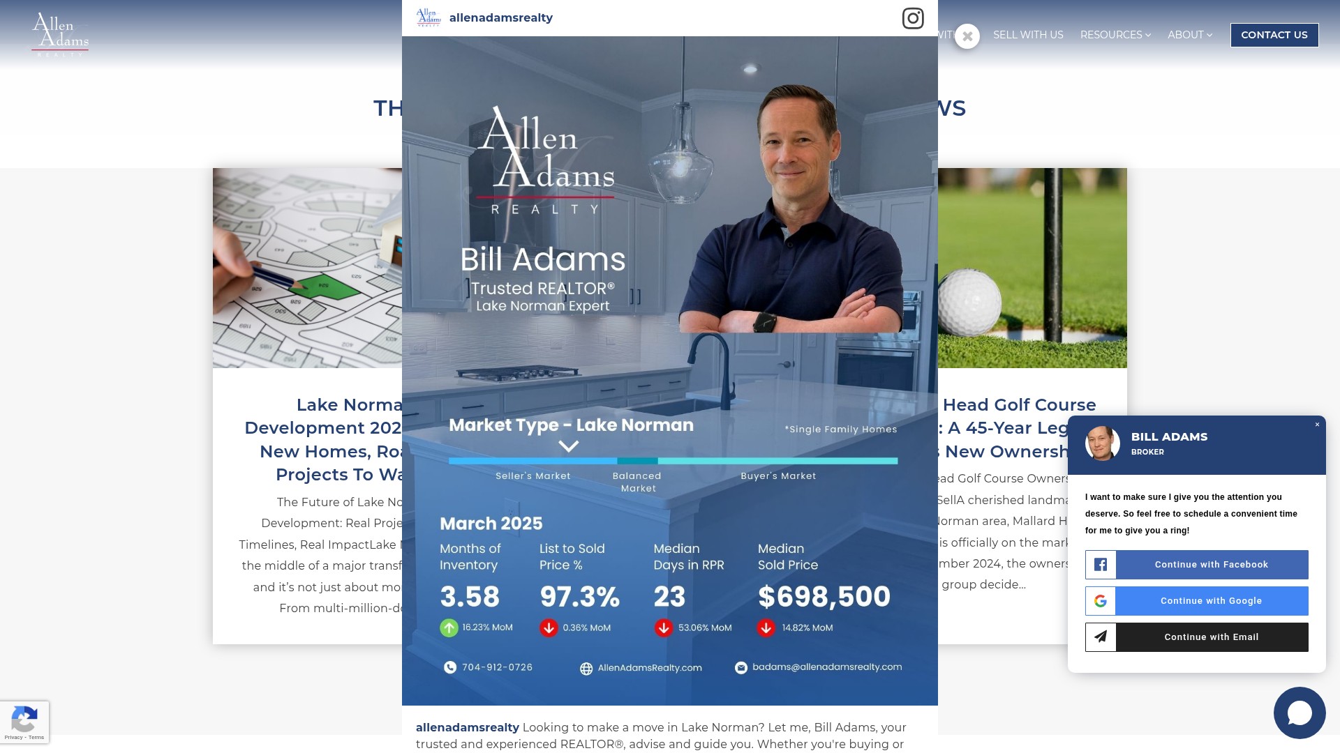Screenshot of allenadamsrealty.com