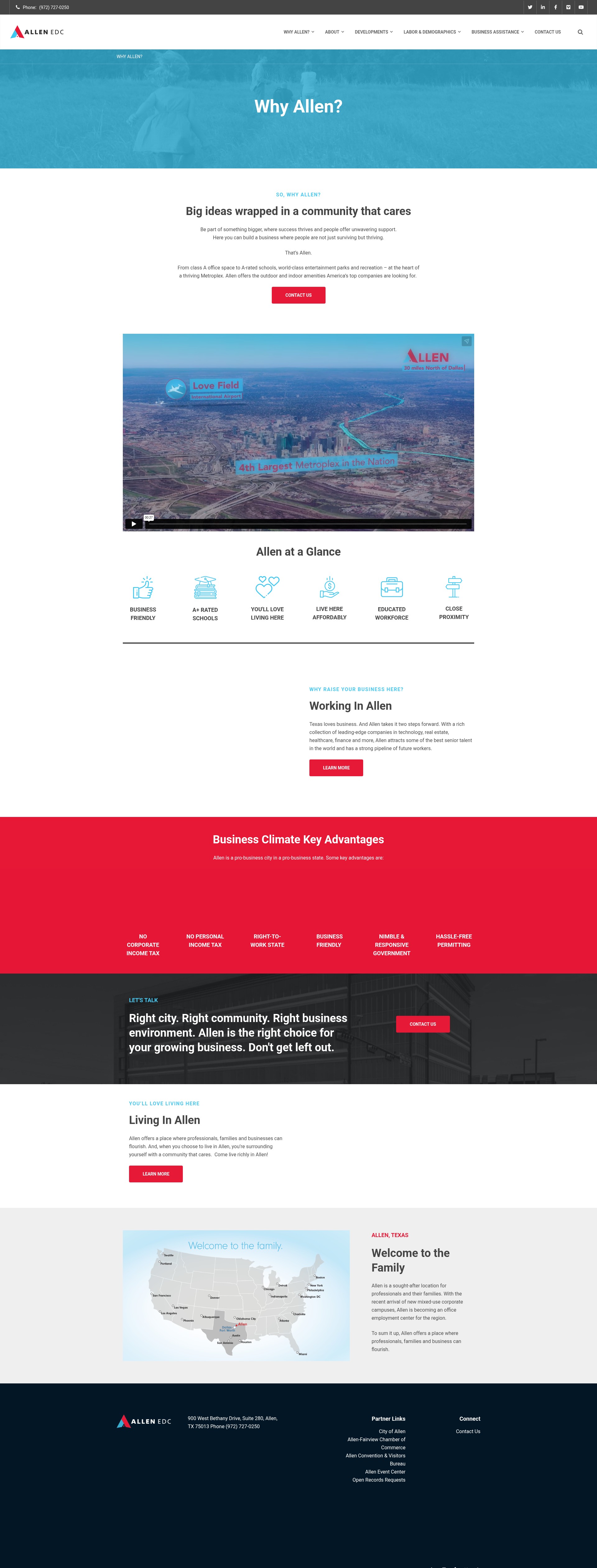 Screenshot of allentxedc.com