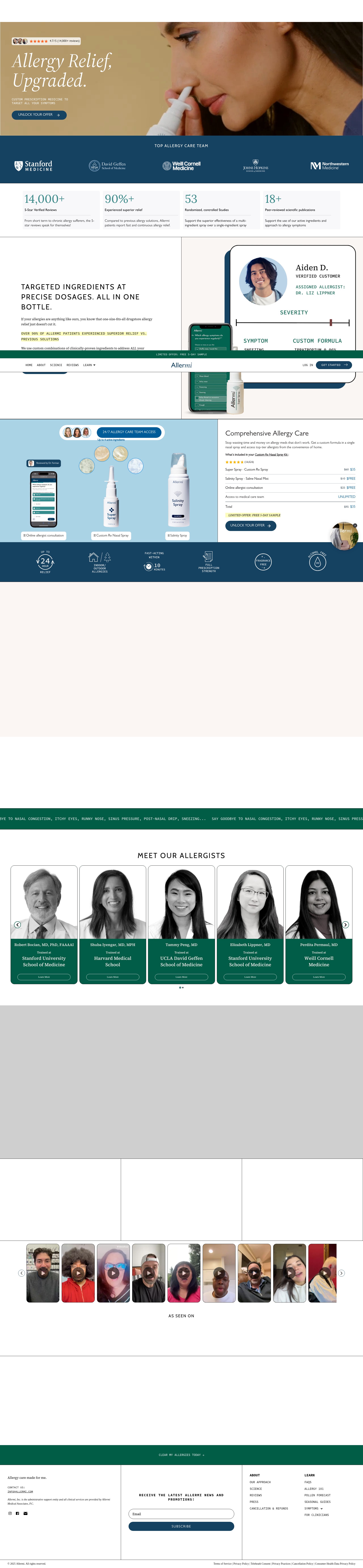 Screenshot of allermi.com